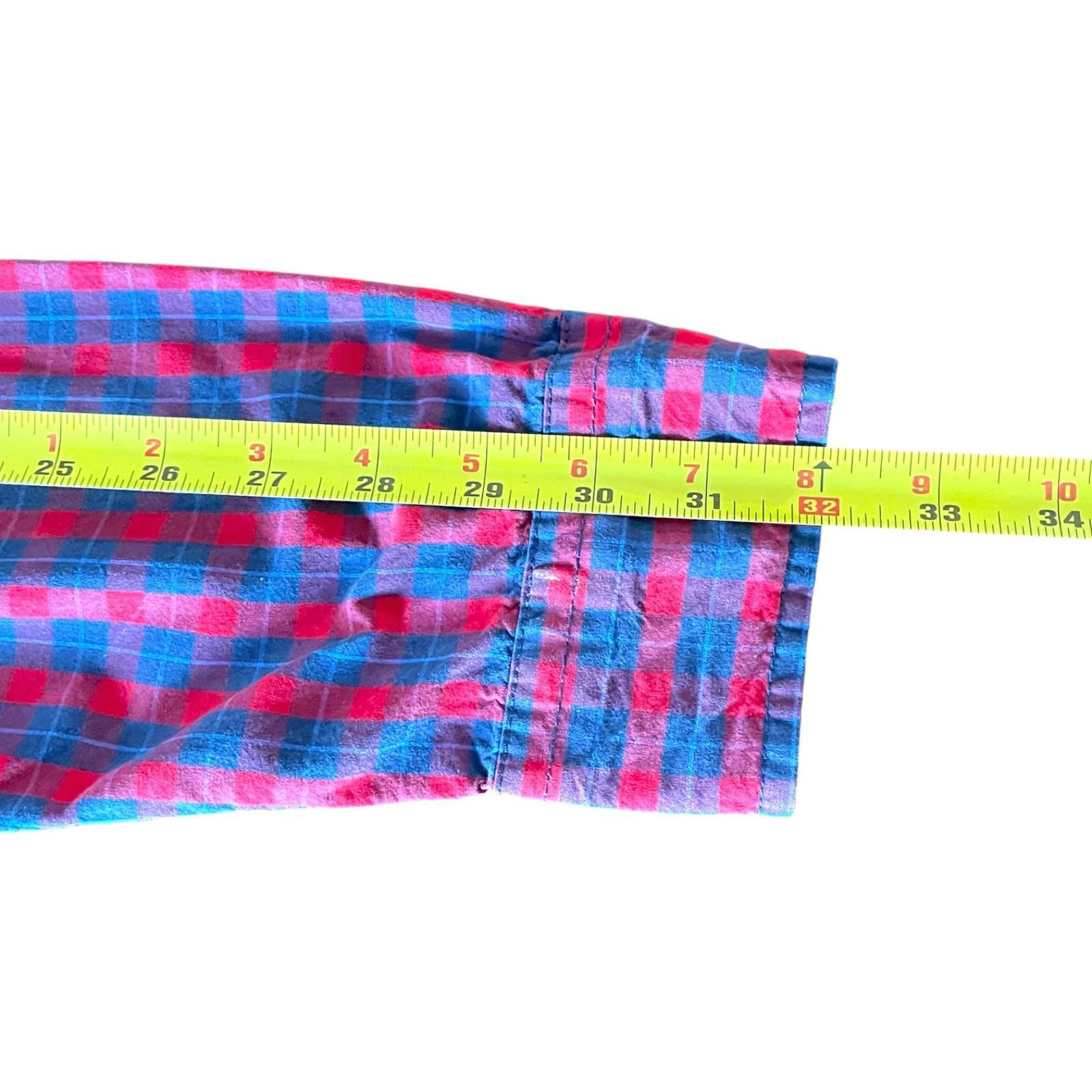 Hollister Hollister Men’s M Button Down Shirt Red Blue Check LS Size US M / EU 48-50 / 2 - 6 Thumbnail