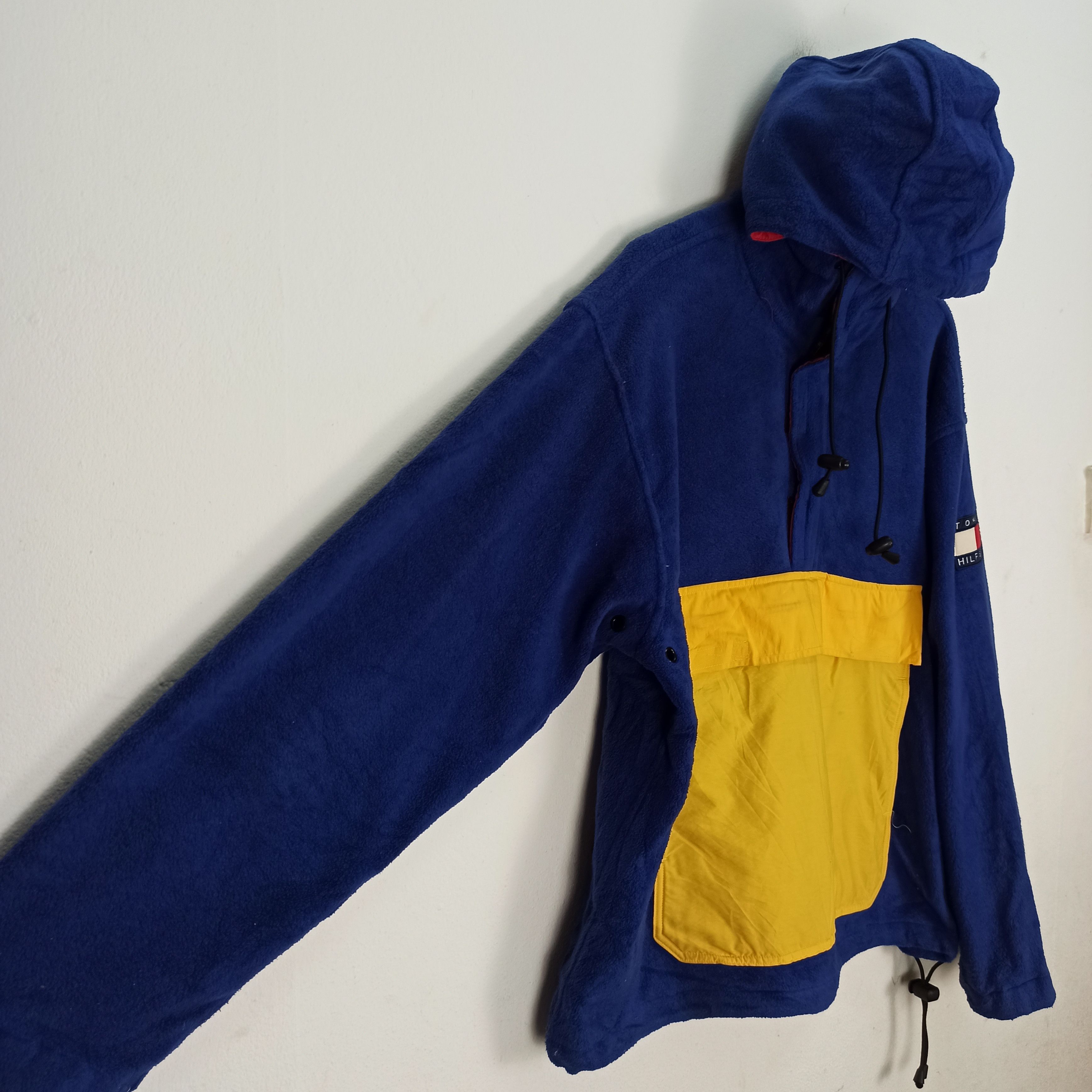 Tommy Hilfiger × Vintage Vintage Tommy Hilfiger Anorak Fleece Jacket Size US M / EU 48-50 / 2 - 3 Thumbnail