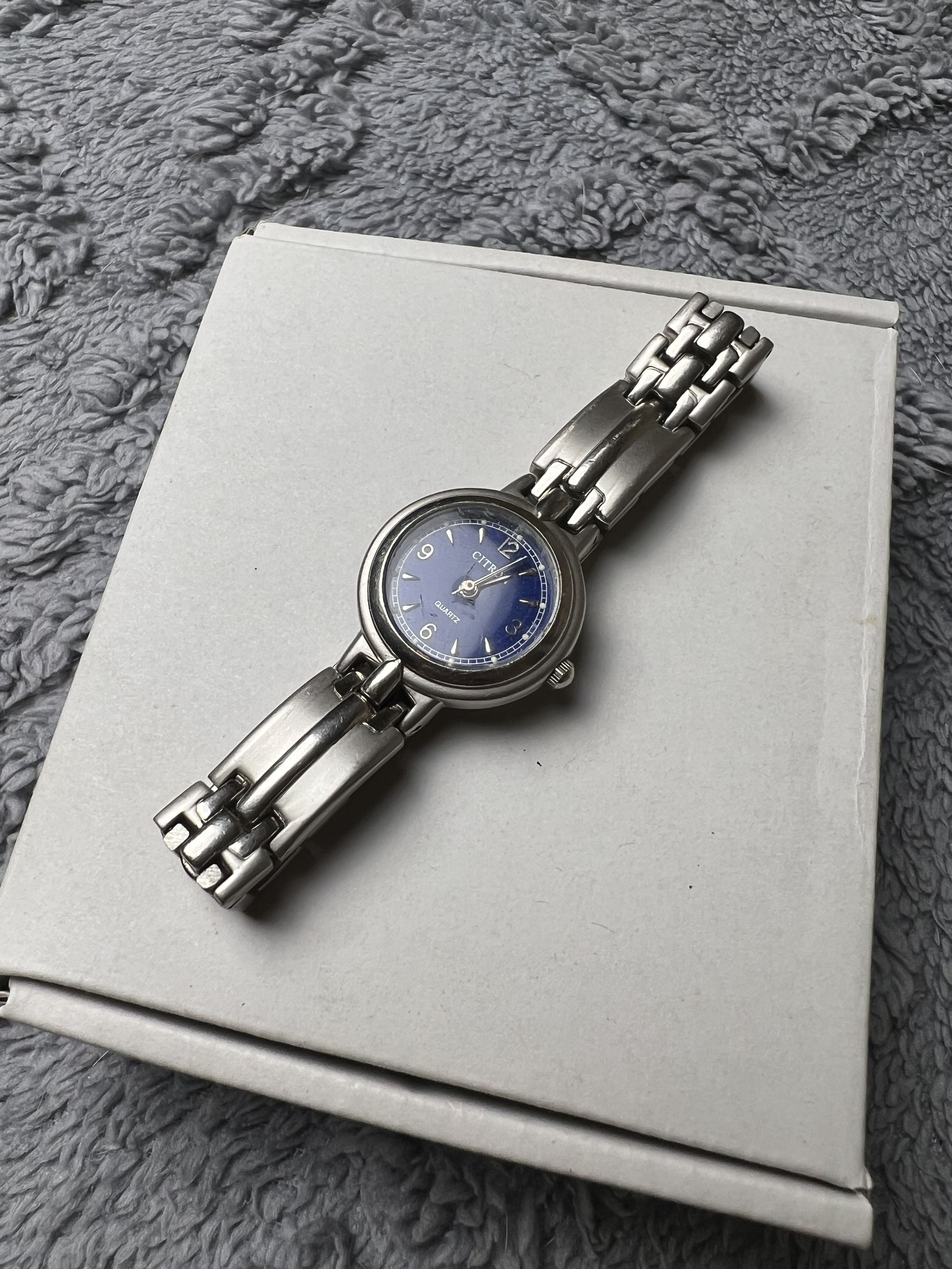 Vintage Futuristic Minimalistic Citron Japanese Style Bracelet Watch Size ONE SIZE - 5 Thumbnail