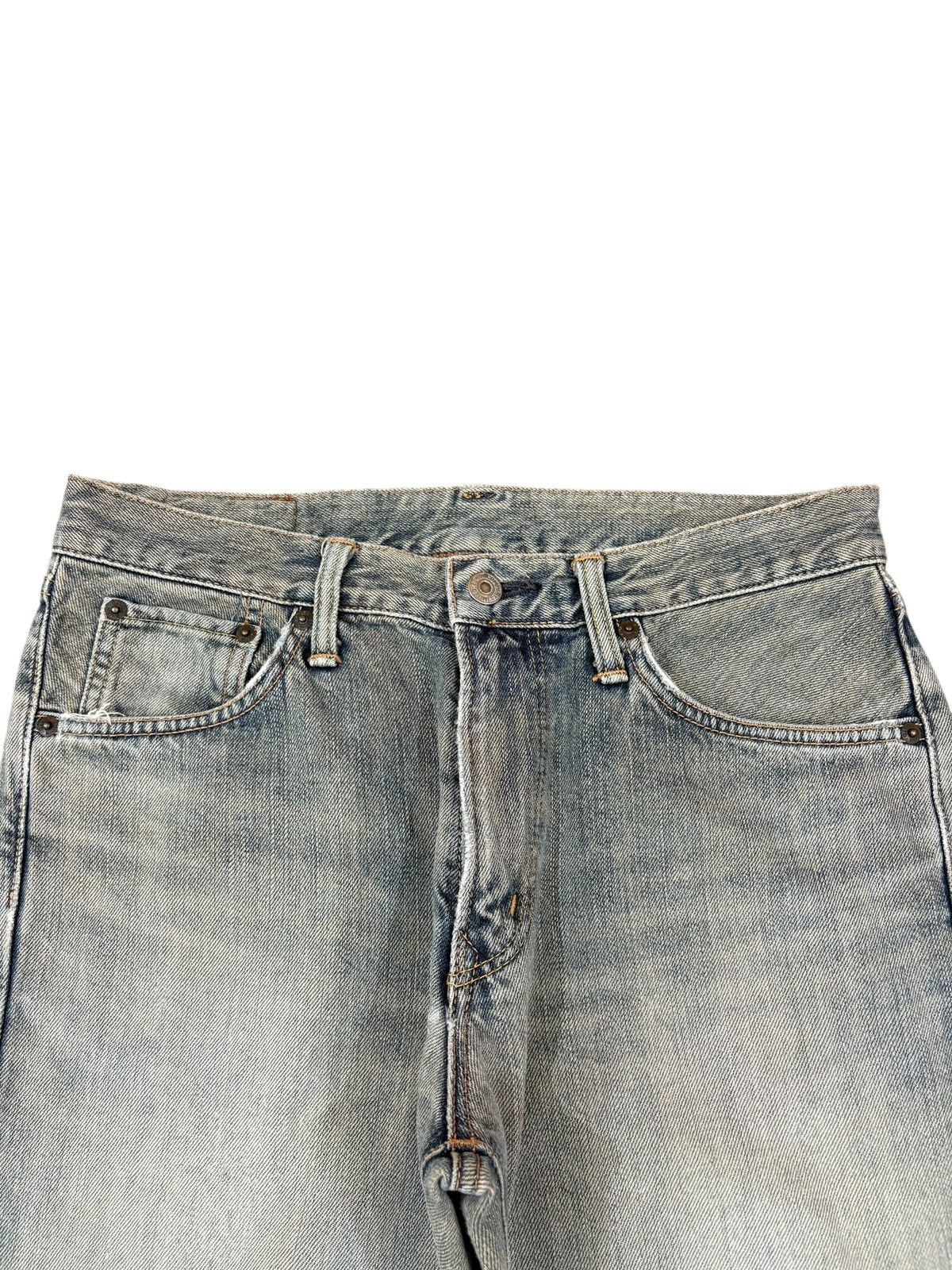 Edwin Exclusive Vintage Edwin Rusty Wash Distressed Flare Jeans Size US 31 - 4 Thumbnail