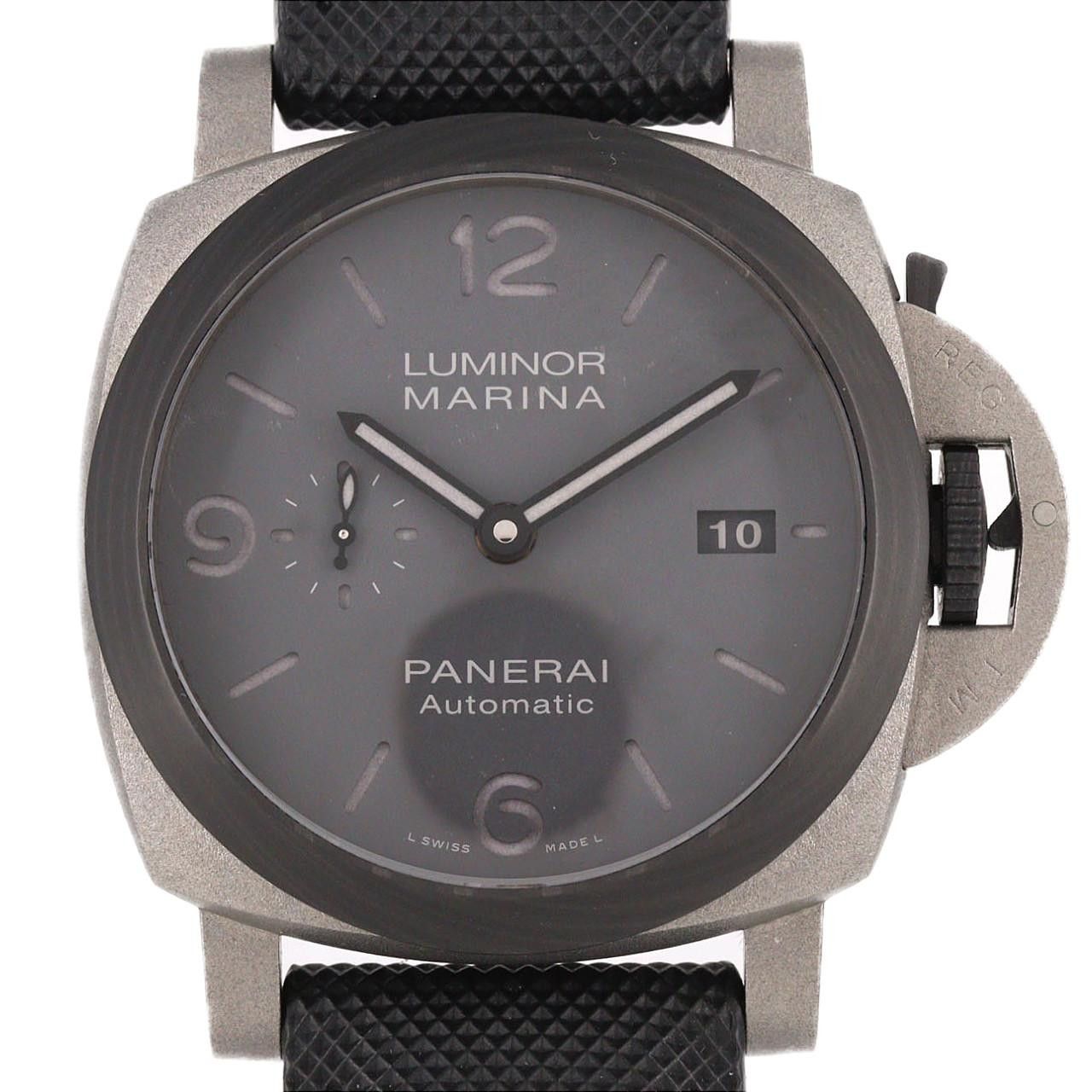 Panerai Panerai Panerai Luminor Marina TuttoGrigio DMLS Titanium Metal Automatic PAM01662 DUTY FREE for USA Size ONE SIZE - 1 Thumbnail