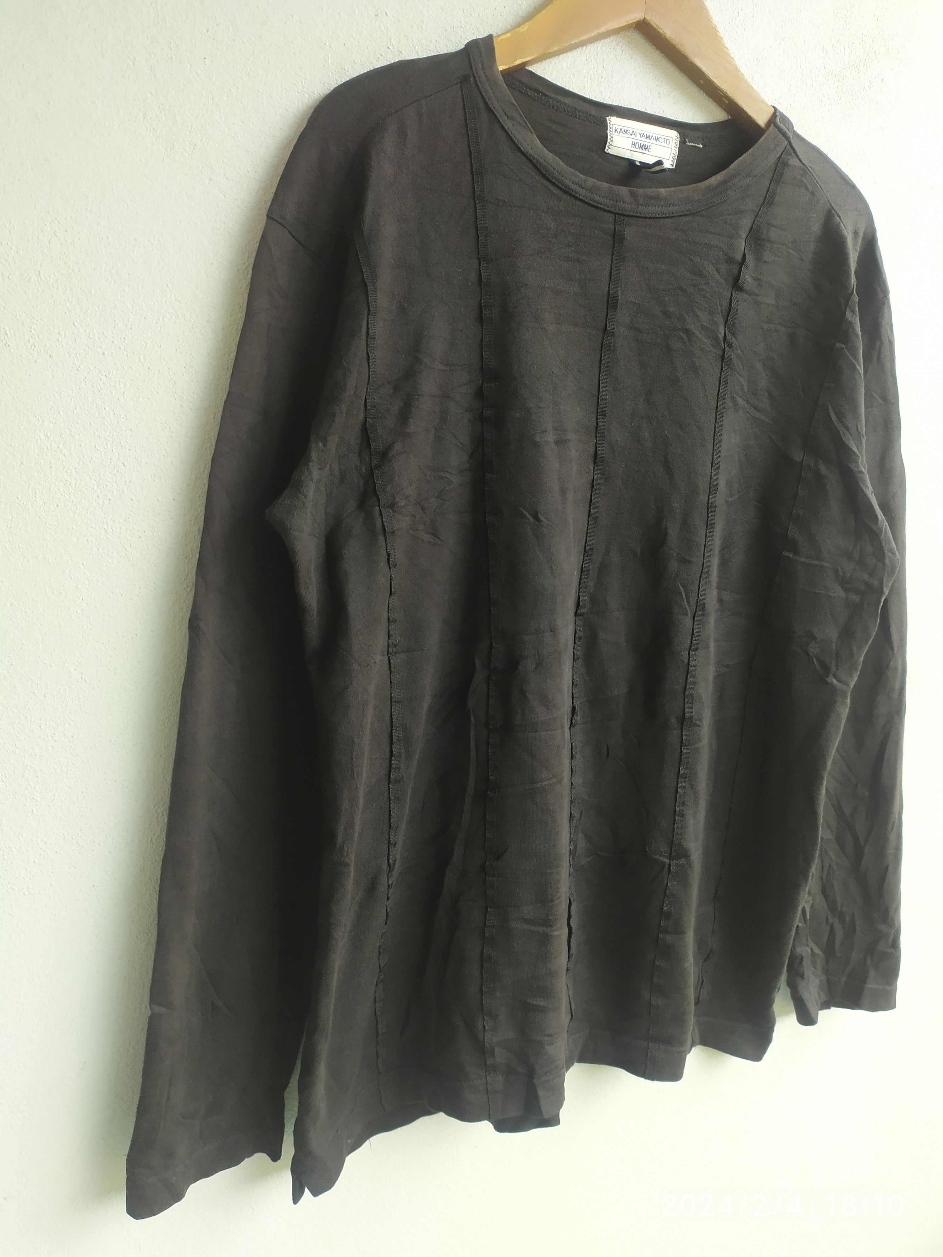 Kansai Yamamoto Kansai Yamamoto Homme Black Longsleeve Size US L / EU 52-54 / 3 - 8 Thumbnail