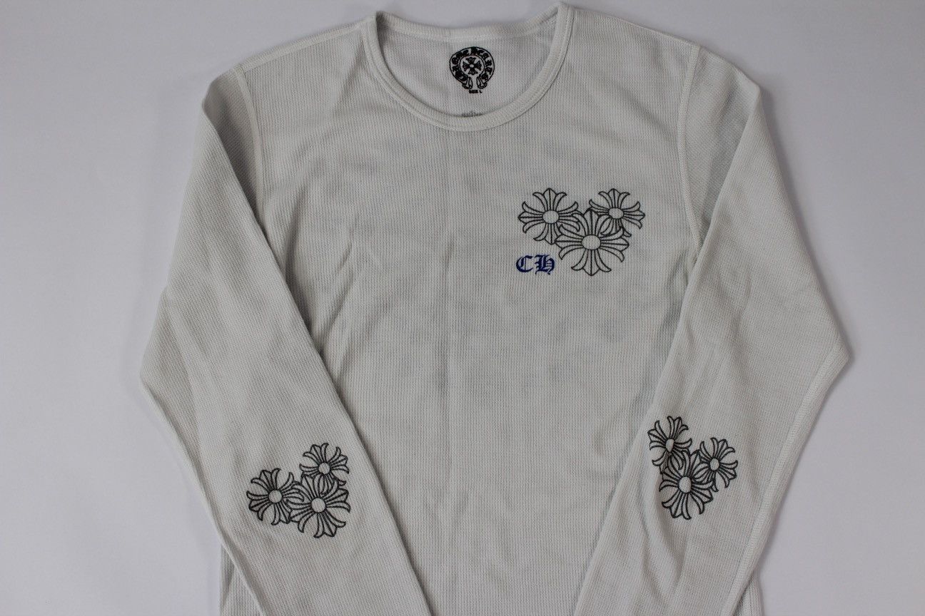 Chrome Hearts Vintage Chrome Hearts Floral Thermal Size US L / EU 52-54 / 3 - 19 Thumbnail