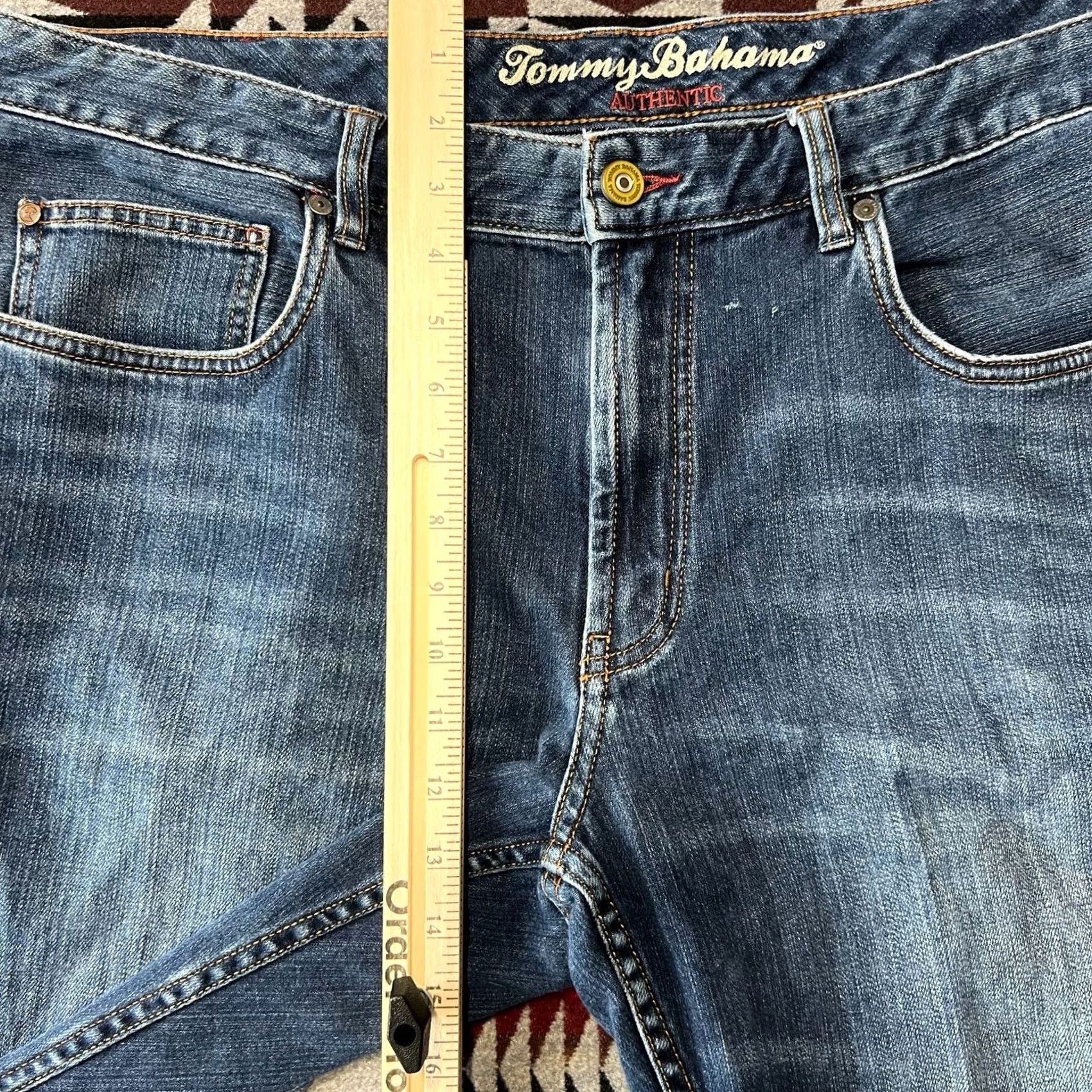 Tommy Bahama VINTAGE Tommy Bahama Jeans Mens 40x32 Blue Size US 40 / EU 56 - 4 Thumbnail