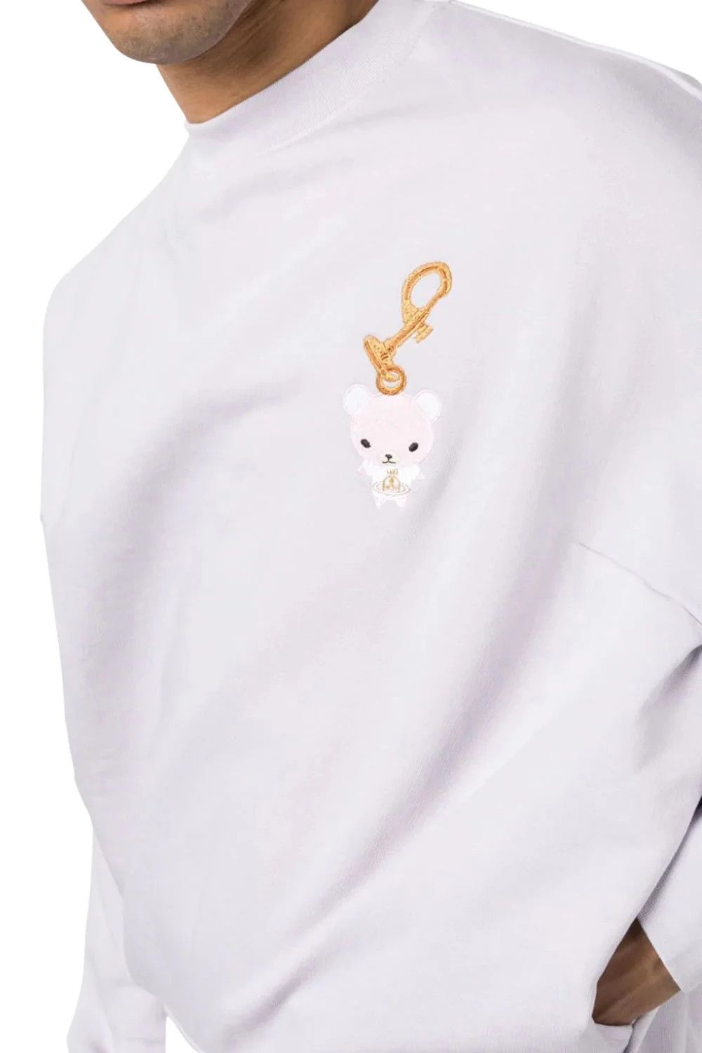 Vivienne Westwood o1y0525 Logo Sweatshirt in Lilac Size US L / EU 52-54 / 3 - 2 Thumbnail