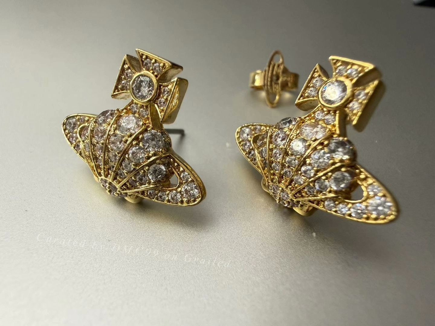 Vivienne Westwood Vivienne Westwood Saturn Earrings Size ONE SIZE - 1 Thumbnail