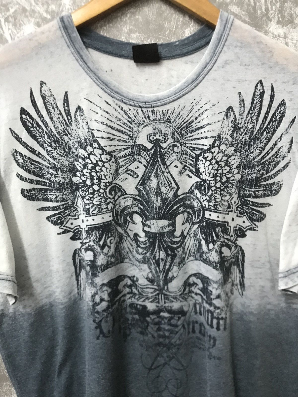 Affliction × Ed Hardy × Southpole Affliction Wings Y2K Graphic Tee Size US L / EU 52-54 / 3 - 4 Thumbnail