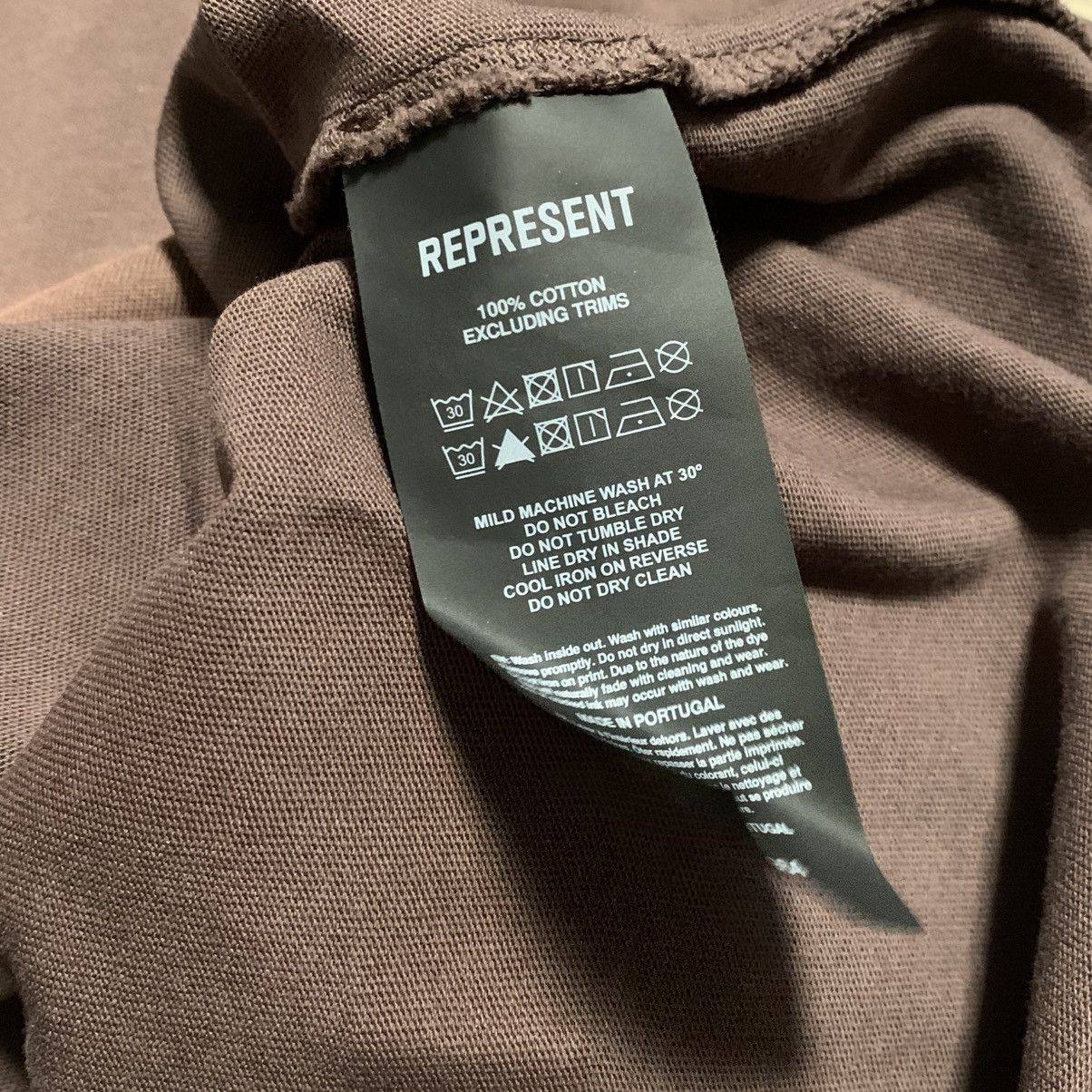 Represent Clo. Represent Medium Masking Tape Initial Cedar Brown Tee Size US M / EU 48-50 / 2 - 6 Thumbnail