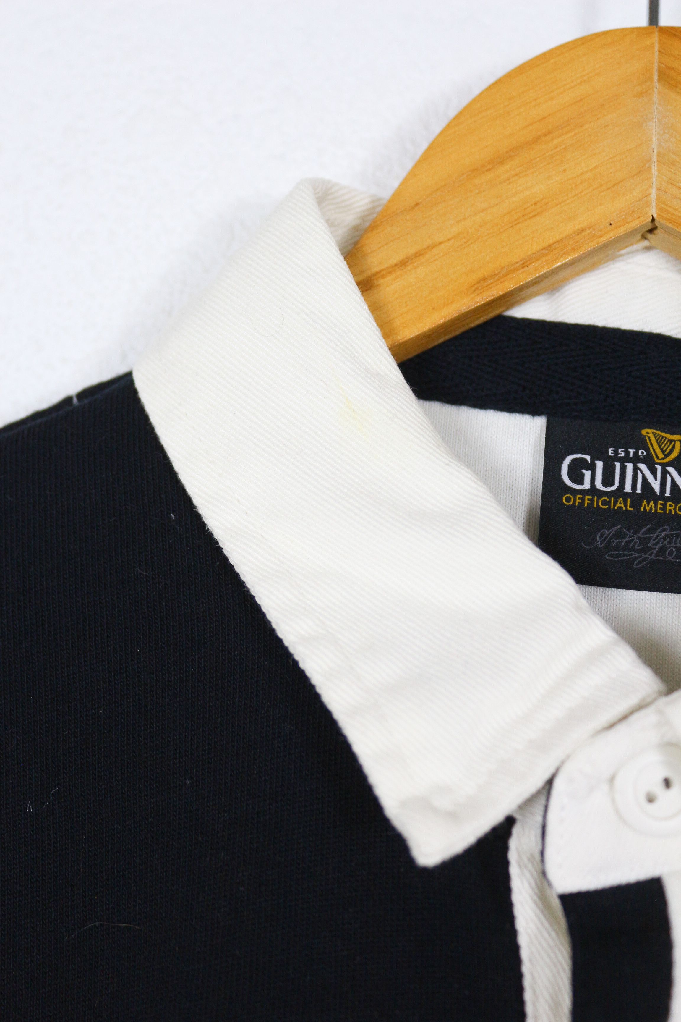 Rugby Ralph Lauren Vintage Guinness Rugby Polo Hype Drill Rap Skate Size US L / EU 52-54 / 3 - 7 Thumbnail