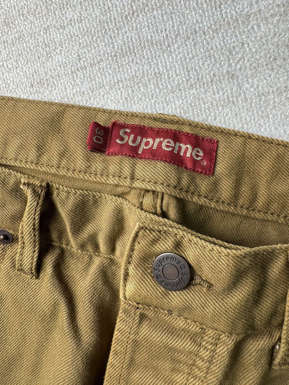 Supreme Regular fit jean 30 Size US 30 / EU 46 - 4 Thumbnail