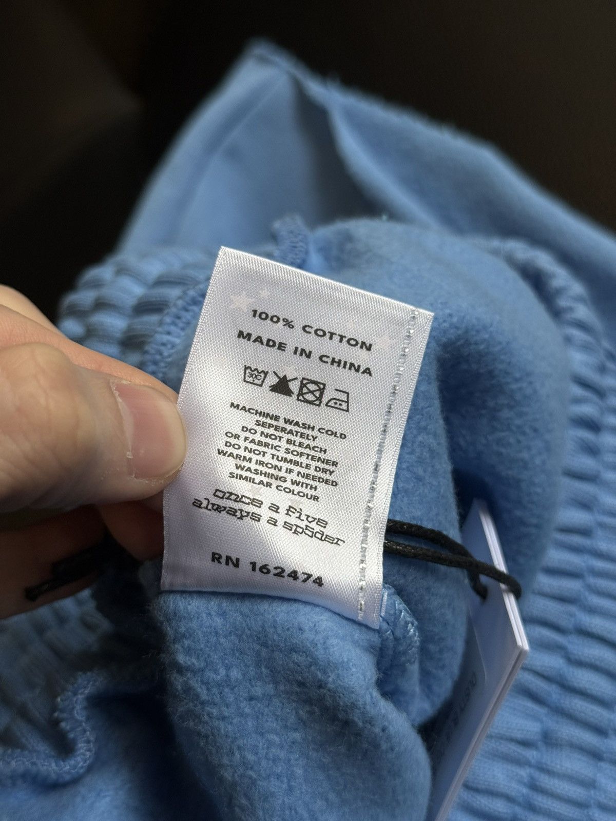 Sp5der Sp5der Sweatshorts Blue Size Medium (NEW) Size US 30 / EU 46 - 8 Thumbnail