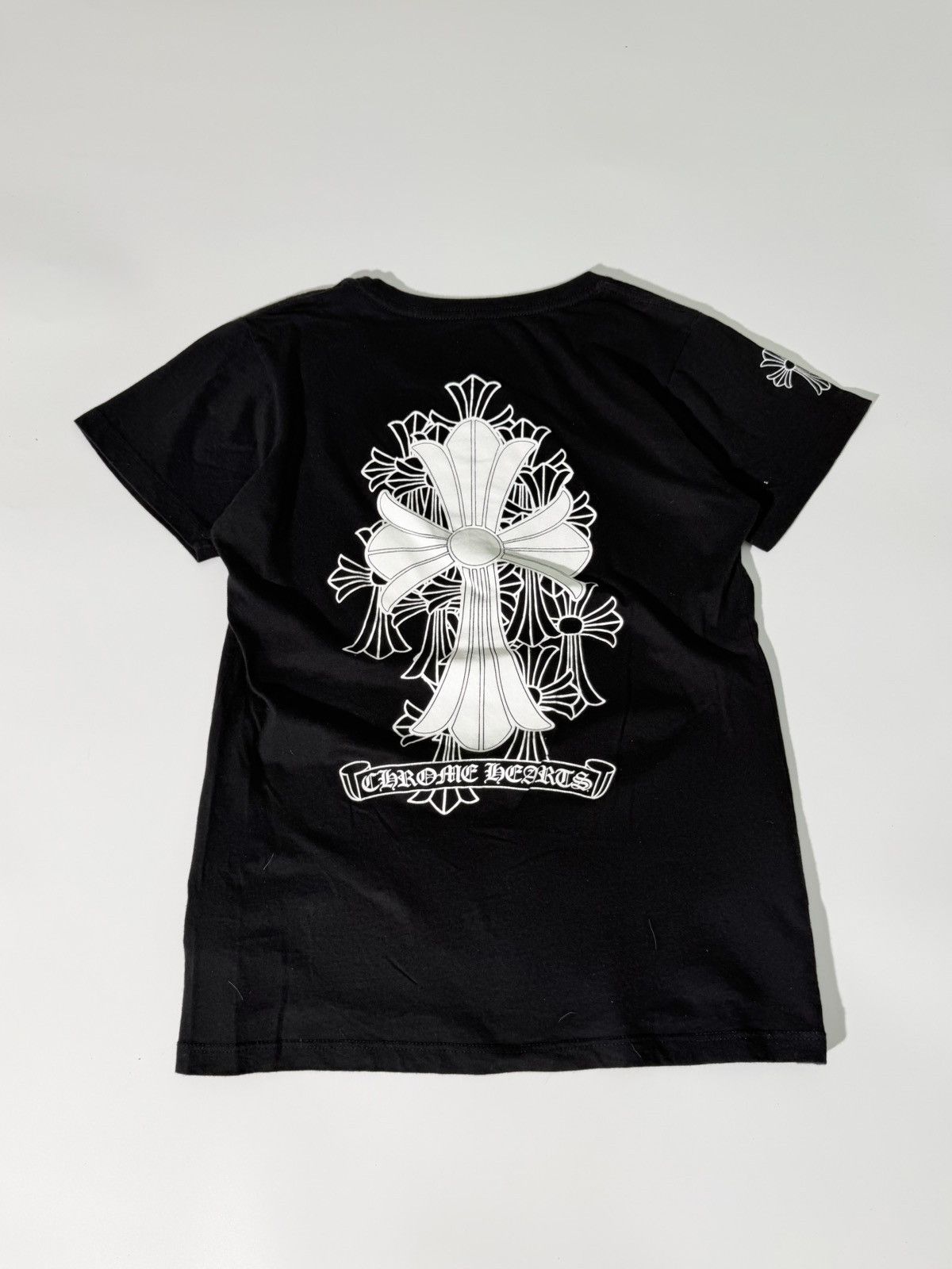 Chrome Hearts Chrome Hearts Black Cemetery Graveyard Cross T-Shirt Size L / US 10 / IT 46 - 2 Thumbnail