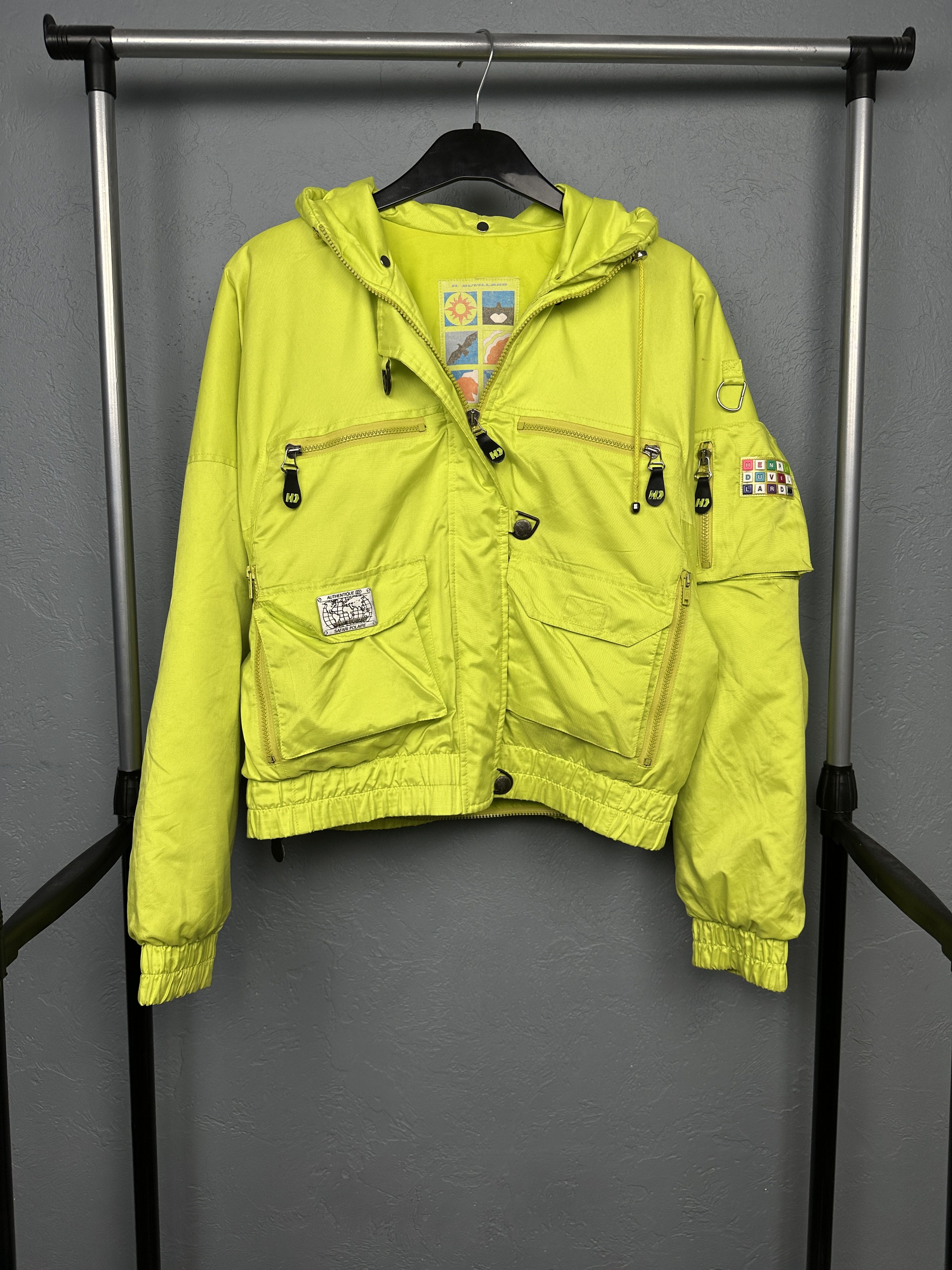 Vintage Henri Duvillard 90s Vintage Womens Safari Polaire Ski Jacket Size M / US 6-8 / IT 42-44 - 1 Thumbnail