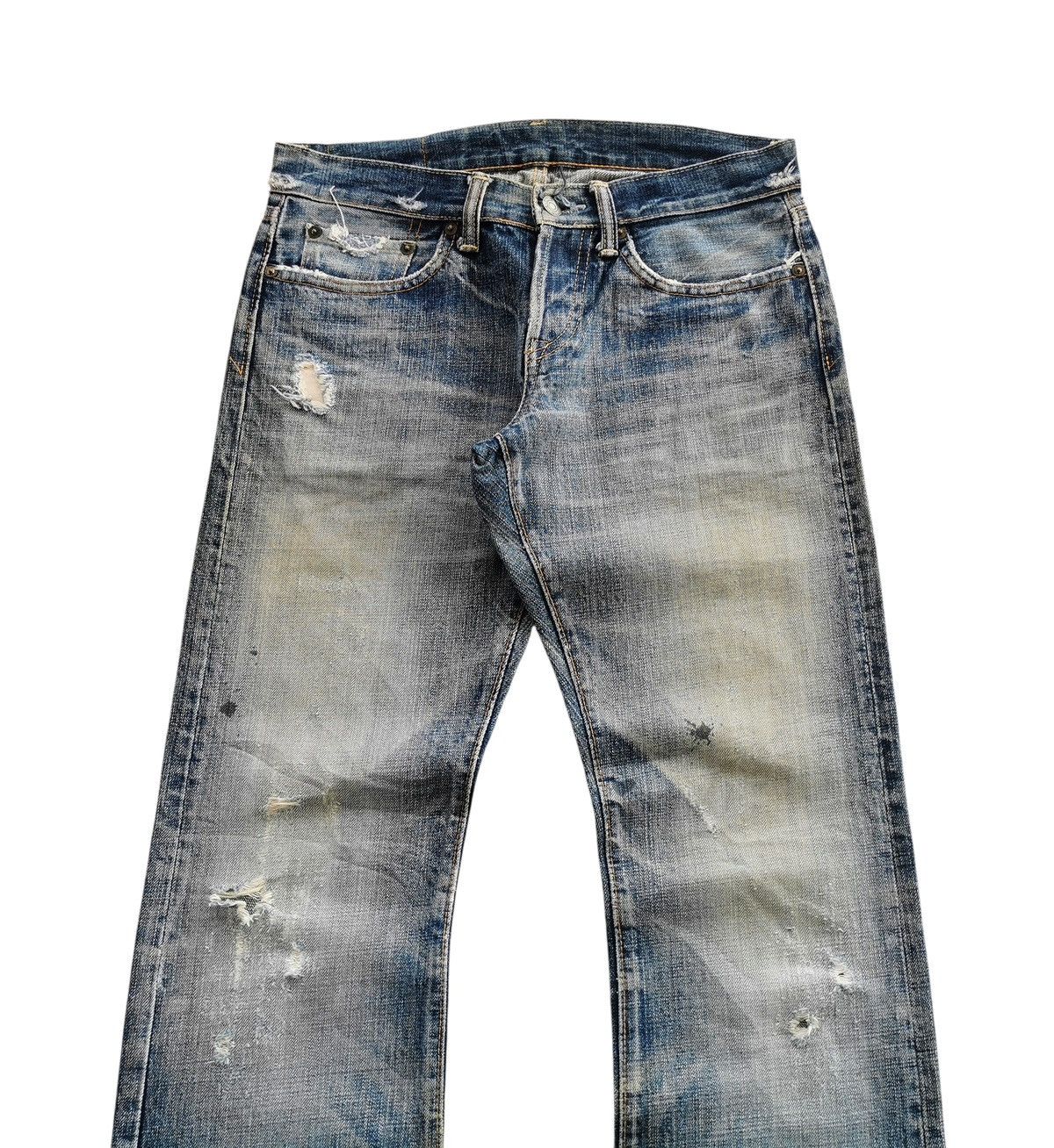Eternal Vintage Eternal Distressed Flared Jeans 🔸Y143 Size US 30 / EU 46 - 5 Thumbnail