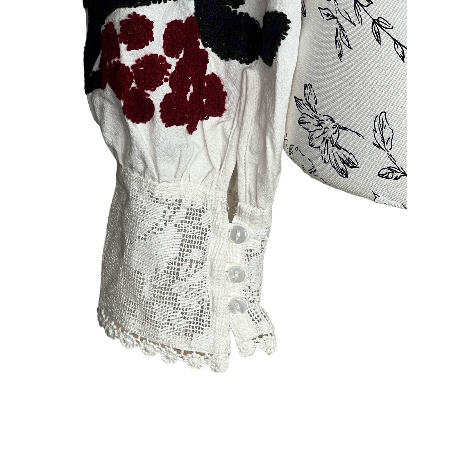 Free People Free People | Meadows Embroidered Crop Top Size Medium Size M / US 6-8 / IT 42-44 - 10 Thumbnail