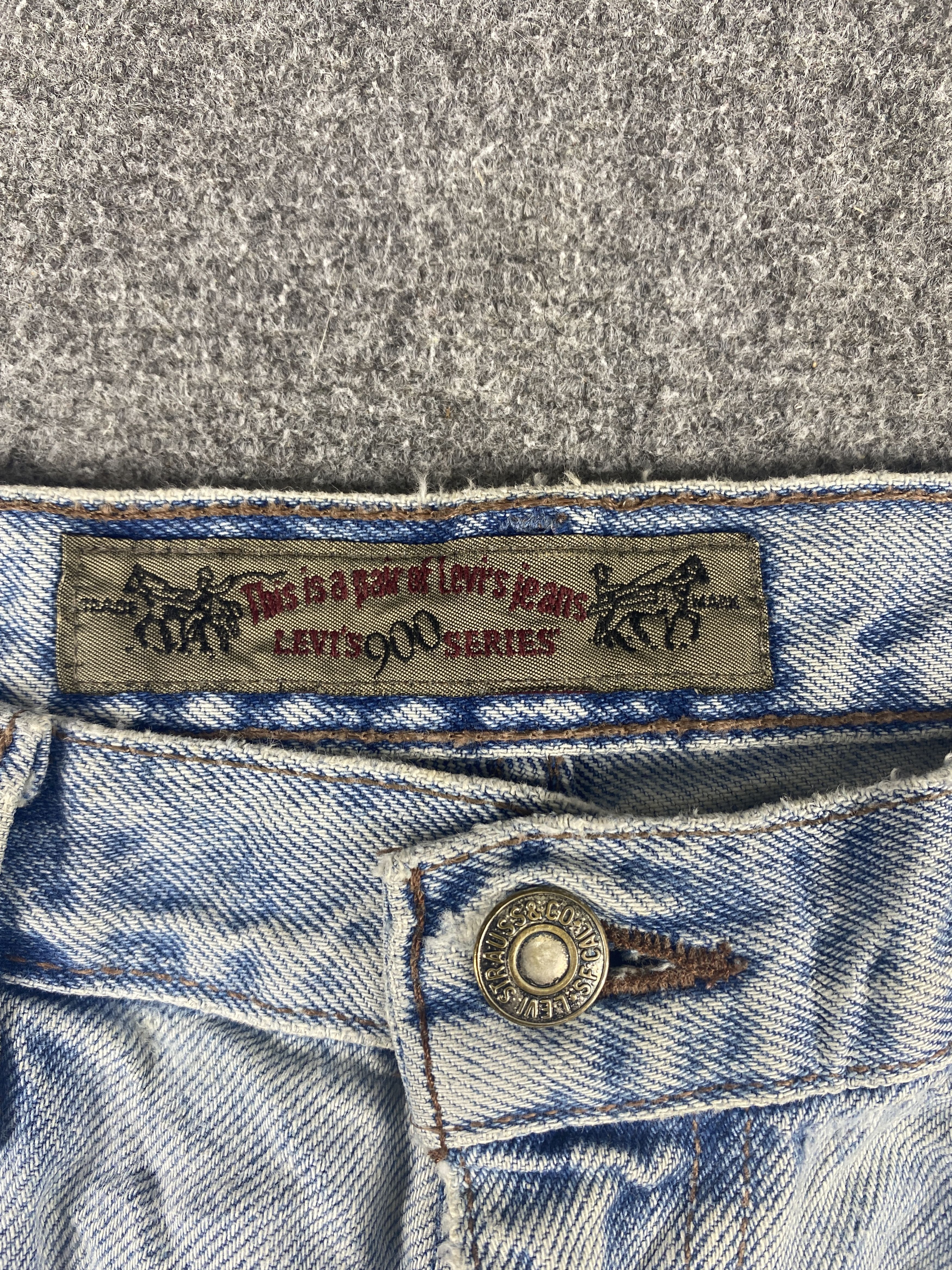 Levi's 90s Vintage Levis 900 Series Light Wash Jeans S0007 Size US 33 - 7 Thumbnail