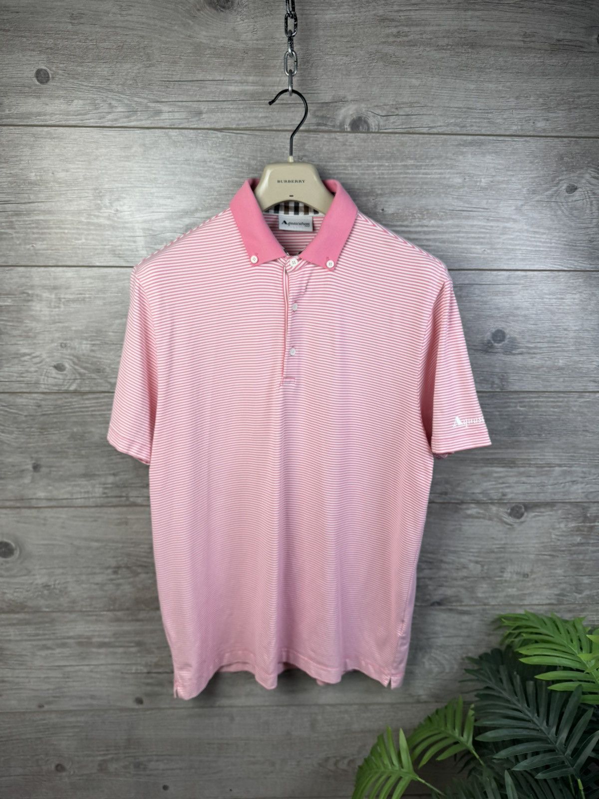 Aquascutum Aquascutum Golf Polo Tee T-shirt vintage size L Size US L / EU 52-54 / 3 - 6 Thumbnail