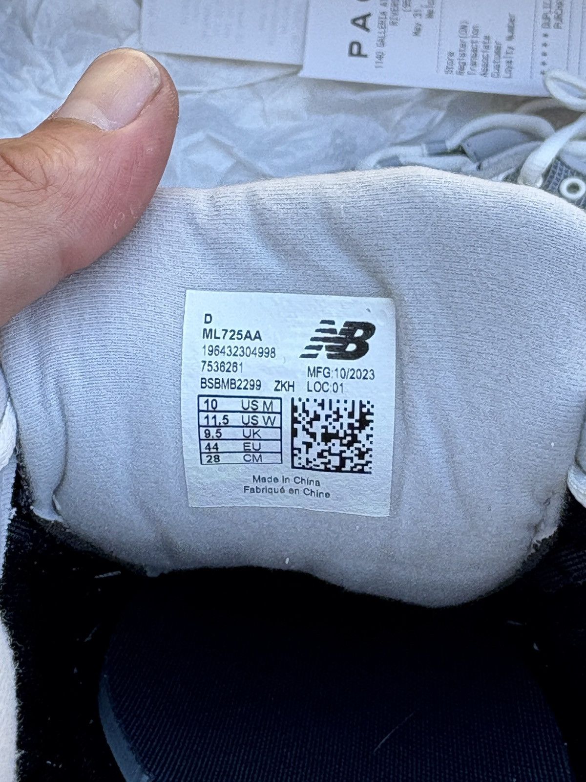 New Balance DS New Balance 725 “Raincloud” Men’s Size 10 Size US 10 / EU 43 - 8 Thumbnail