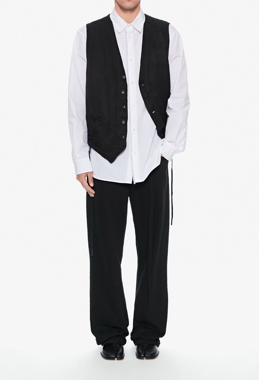 Ann Demeulemeester Last Ann Demeulemeester White Cotton Shirt Size US XL / EU 56 / 4 - 4 Thumbnail
