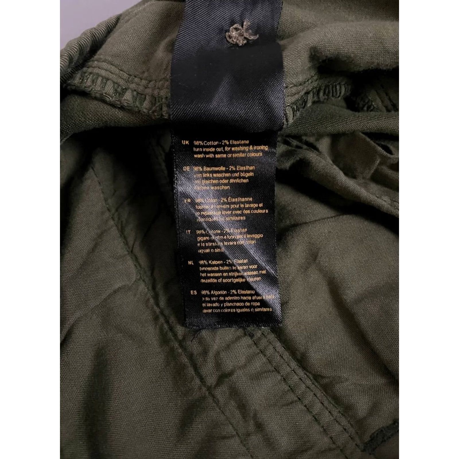Alpha Industries Alpha Industries Mens Cargo Pants Size 31 Olive Green Cotton Straight Leg Size US 31 - 7 Thumbnail