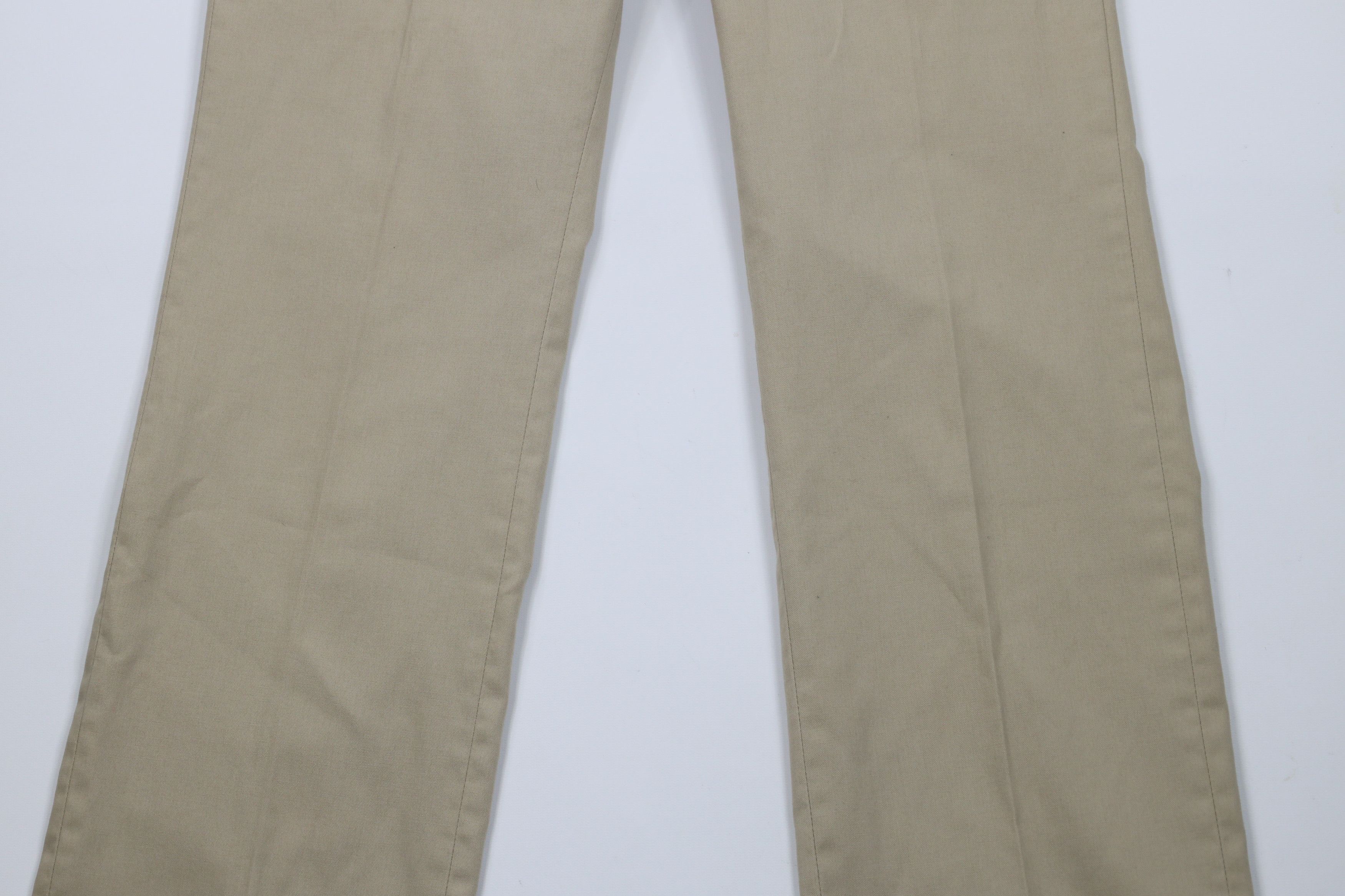 Vintage Vintage 70s Streetwear Wide Leg Chino Pants Trousers Beige Size US 32 / EU 48 - 3 Thumbnail