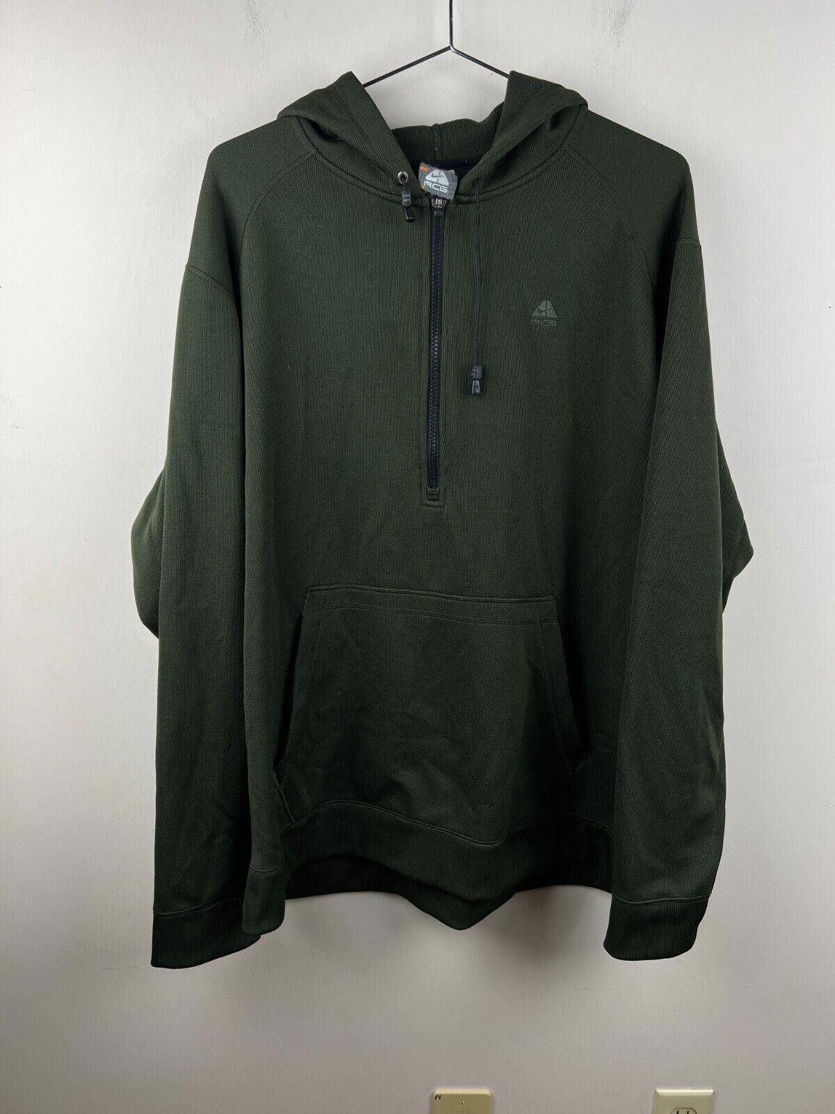 Nike Vintage Nike ACG 1/2 Zip Mens 2XL Pullover Hoodie Size US 40 / EU 56 - 1 Thumbnail