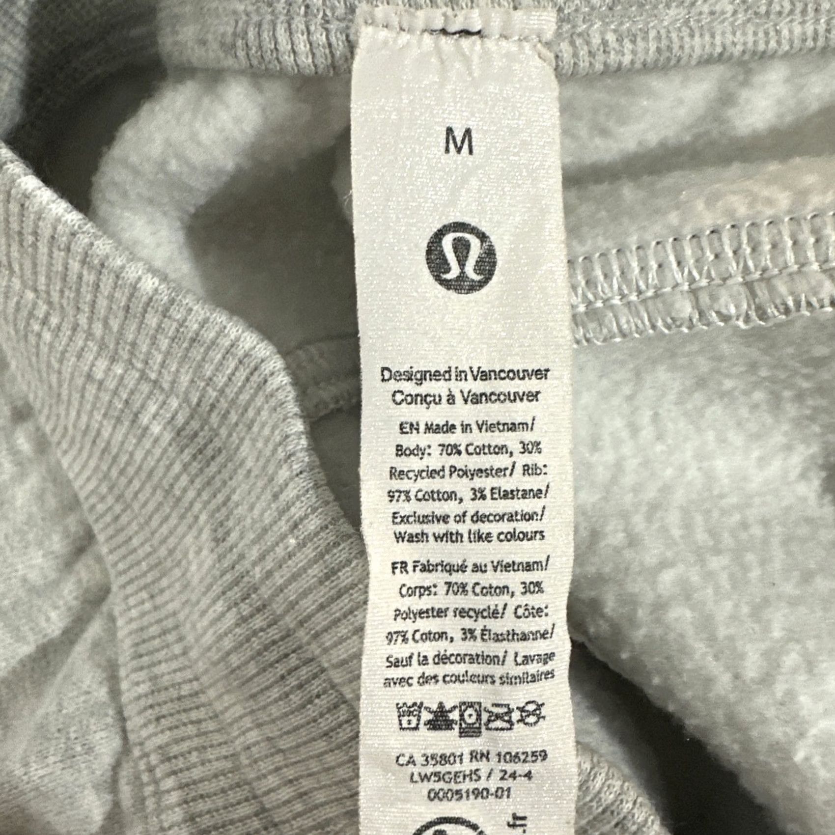 Lululemon Lululemon Scuba Women's Pant Heathered Grey Size Medium Wide-Leg Mid-Rise Sweatpants Athletic Casual Comfortable Size 32" / US 10 / IT 46 - 3 Thumbnail