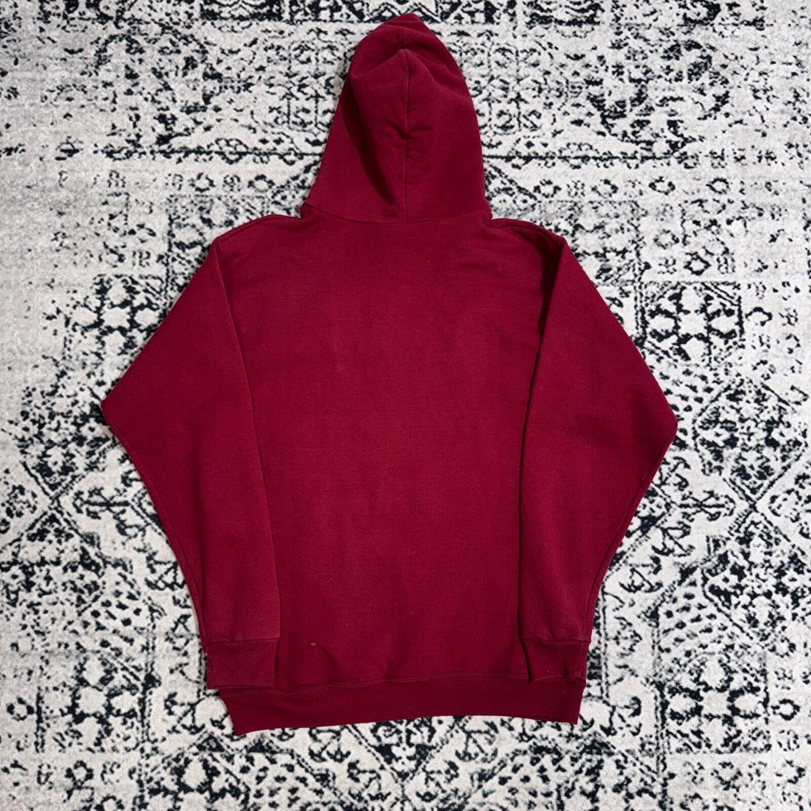 Champion × Vintage Champion Burgundy Cotton Hodie Size M Coe College University Size US M / EU 48-50 / 2 - 10 Thumbnail