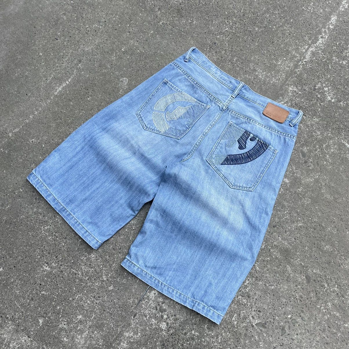 Ecko Unltd. × Vintage Vintage Ecko Unltd Baggy Rap Hip Hop Shorts Jnco Style Size US 32 / EU 48 - 3 Thumbnail