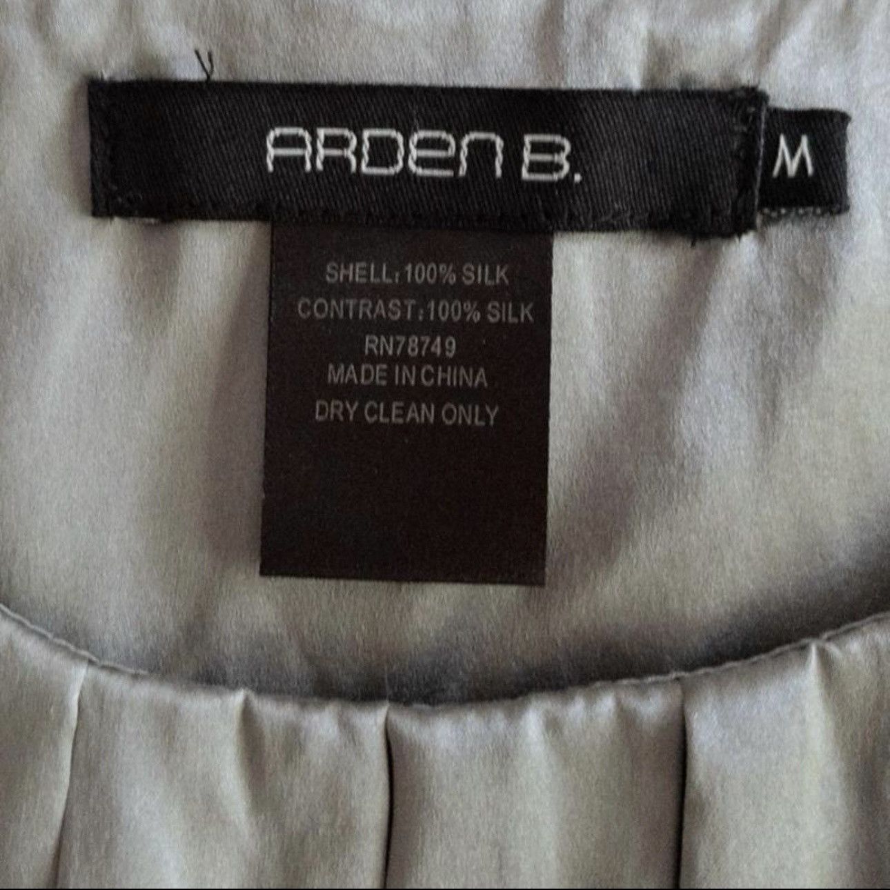 Vintage French vintage Arden B. silk babydoll blouse romantic Y2K Size M / US 6-8 / IT 42-44 - 2 Thumbnail