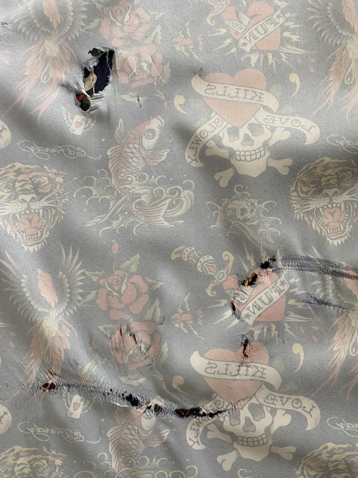 Ed Hardy × Vintage Vintage ED HARDY tatoo oversized Shirt hiphop style Size US L / EU 52-54 / 3 - 11 Thumbnail