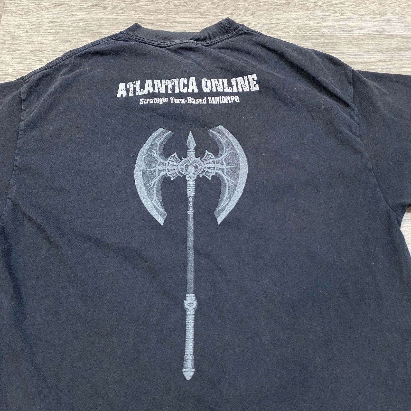 Hanes × Vintage Rare Vintage Atlantica Online MMORPG T Shirt Men's L Gamer Size US L / EU 52-54 / 3 - 3 Thumbnail