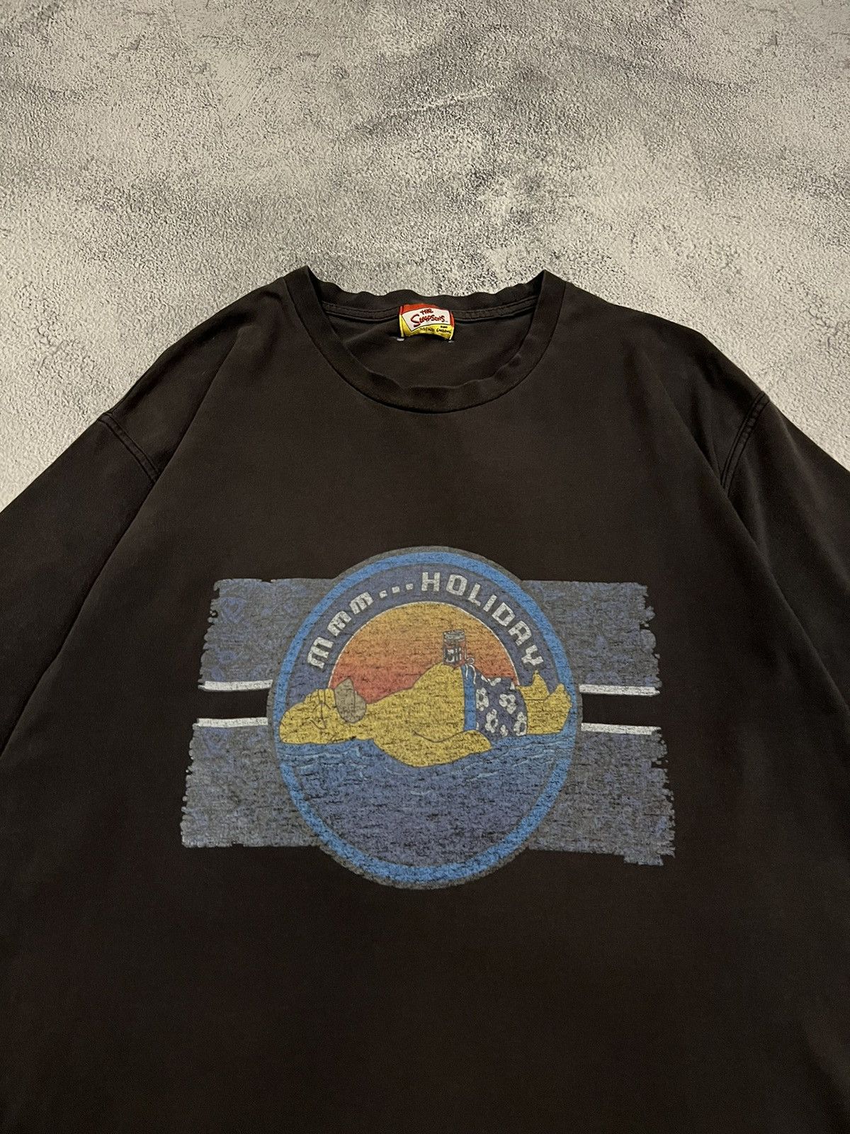 The Simpsons × Vintage Vintage Y2k 1999 The Simpsons Movie Faded Thrashed T-Shirt Size US XL / EU 56 / 4 - 2 Thumbnail
