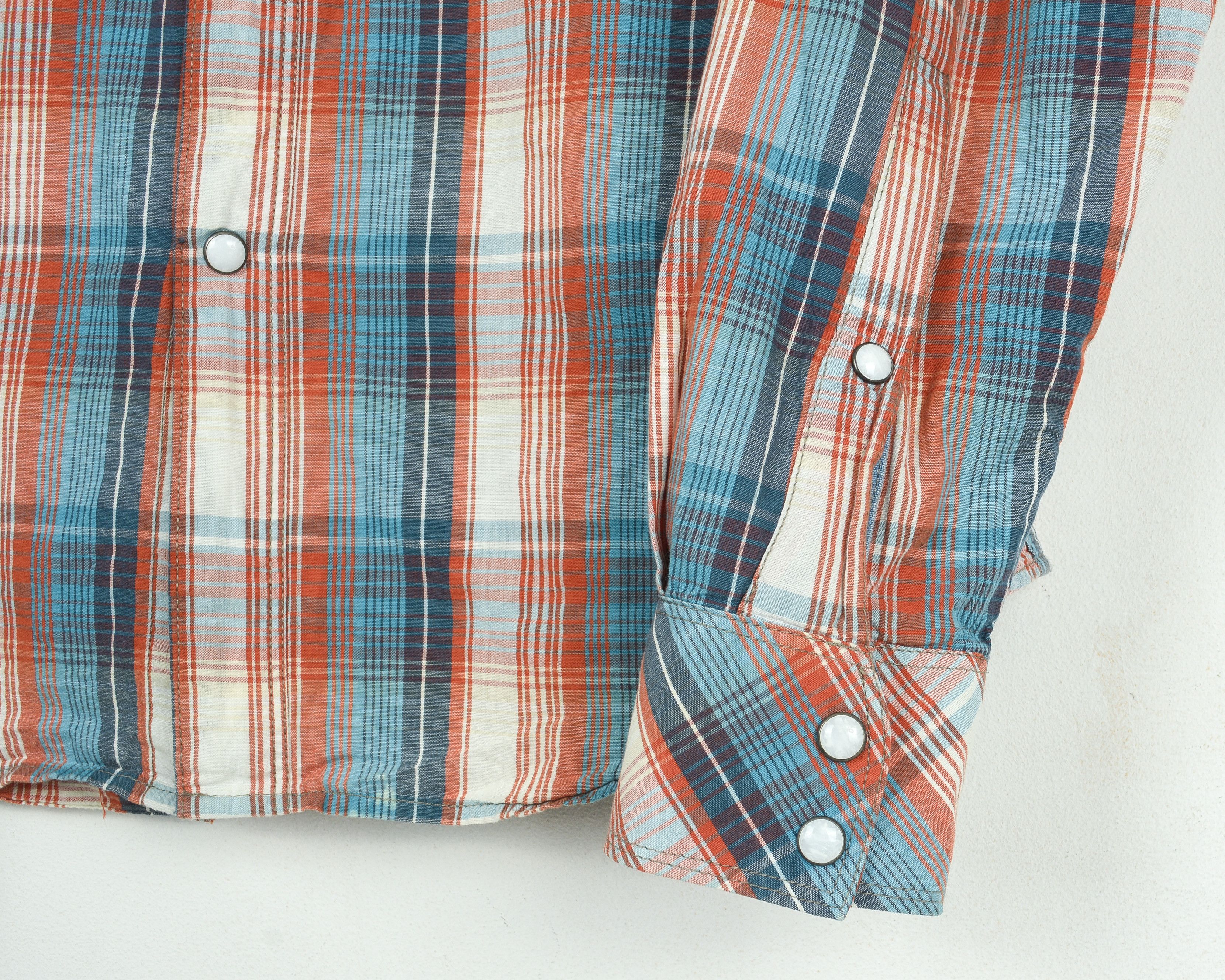 G-Star League Cortina Roll Up Shirt L/S Check Western Pearl Snap Size US S / EU 44-46 / 1 - 4 Thumbnail