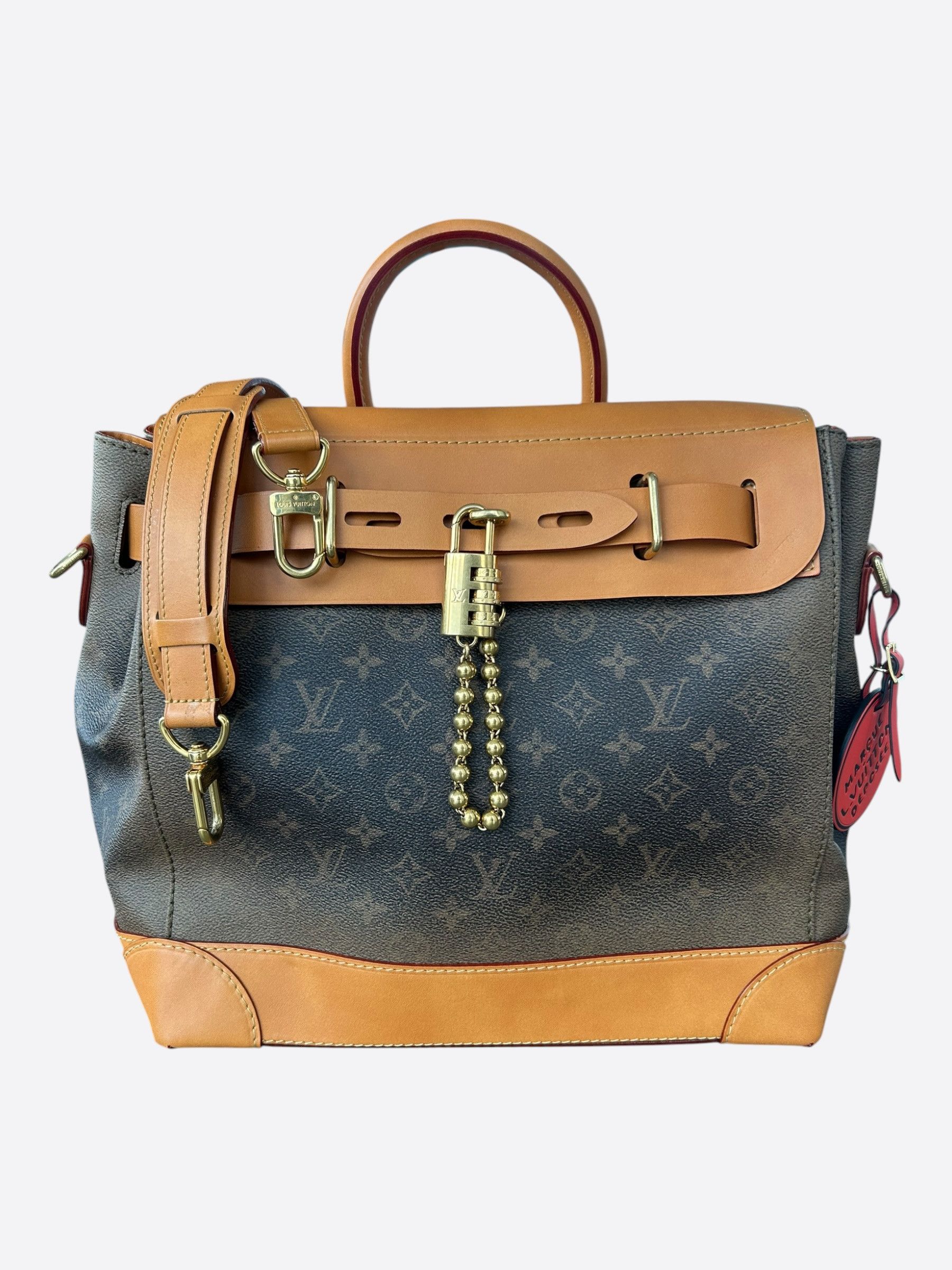 Louis Vuitton Louis Vuitton Brown Dust Monogram Steamer Messenger Bag Size ONE SIZE - 1 Thumbnail