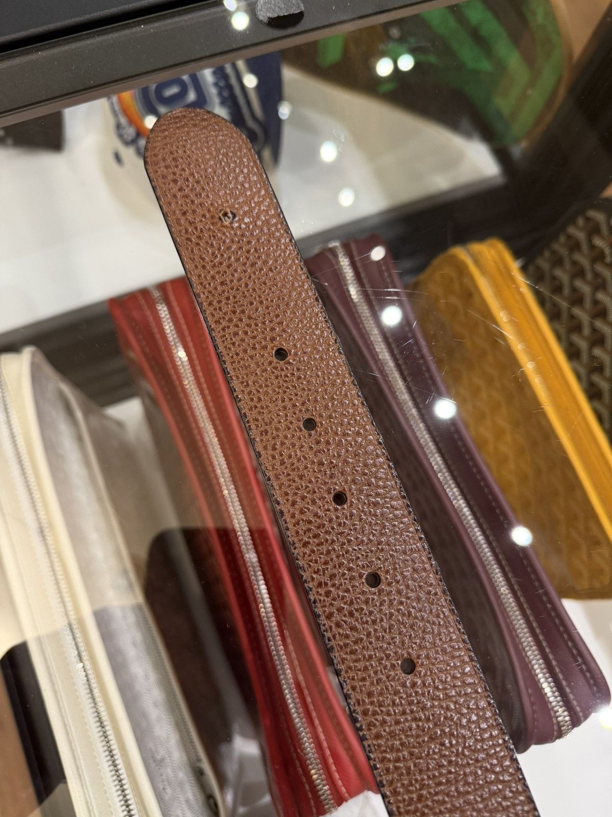 Polo Ralph Lauren Polo Ralph Lauren Brown Leather Belt Size 34 - 6 Thumbnail