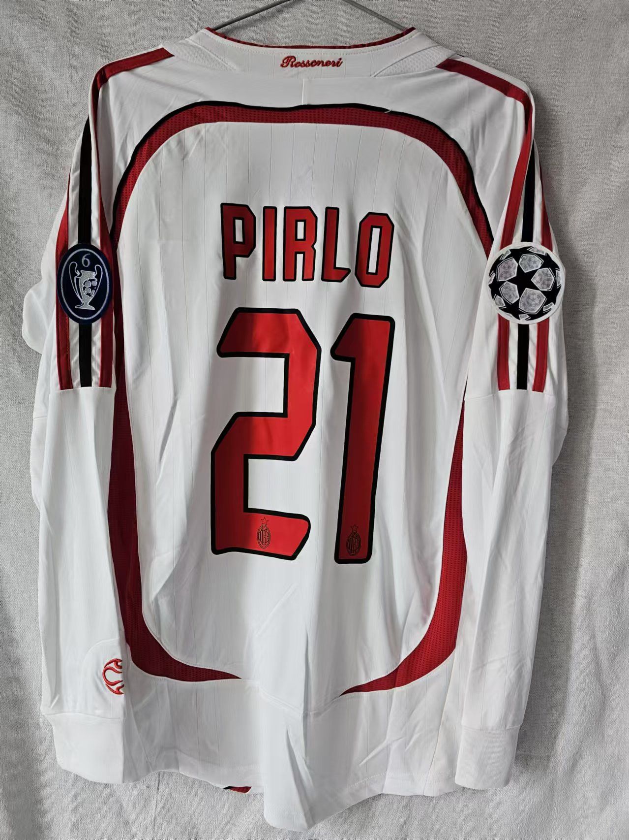 Other 2006 2007 AC Milan 3 Andrea Pirlo Jersey Away L Size US L / EU 52-54 / 3 - 1 Thumbnail