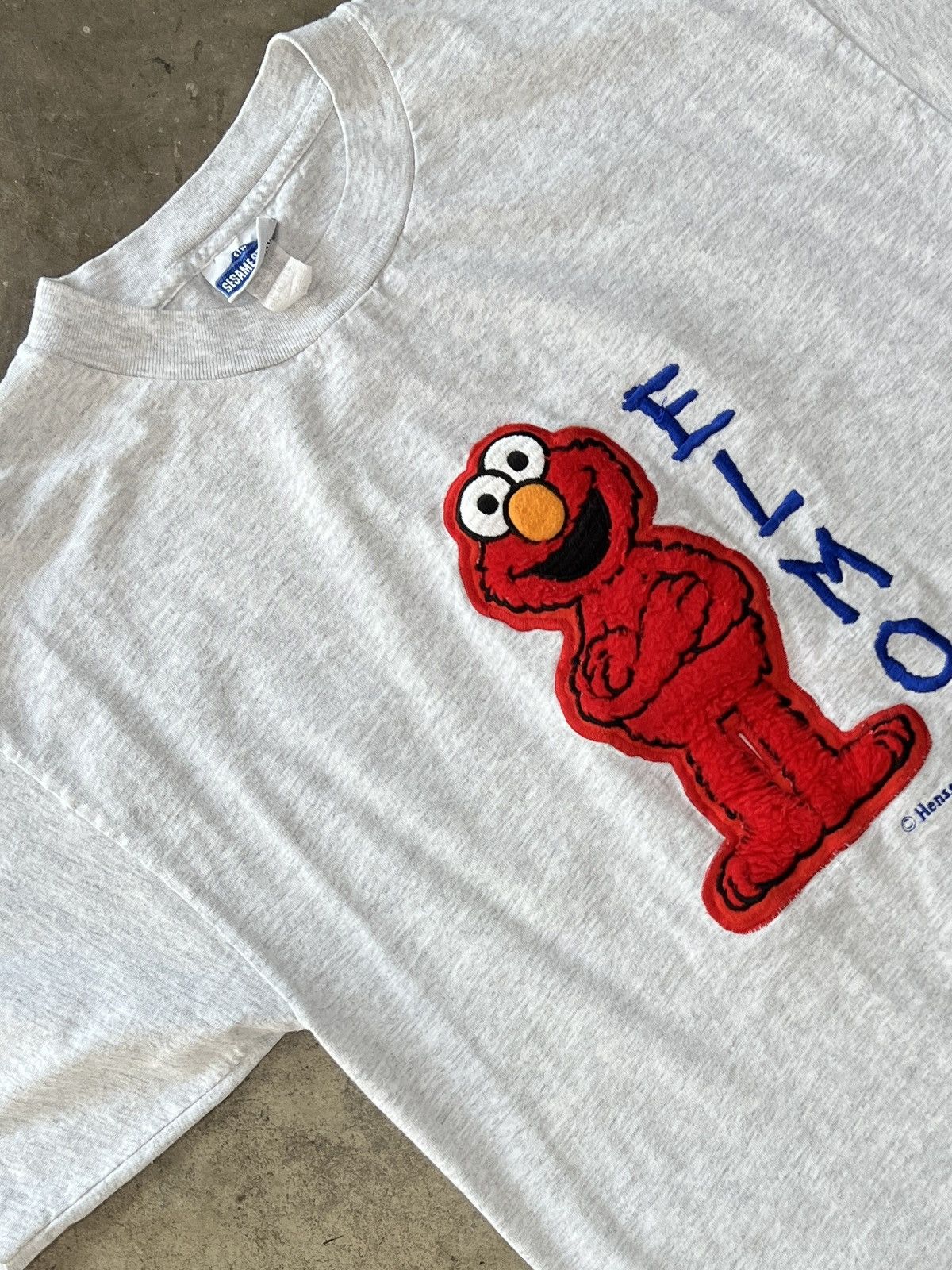 Vintage 90s Sesame Street Elmo Single Stitch Tee Large