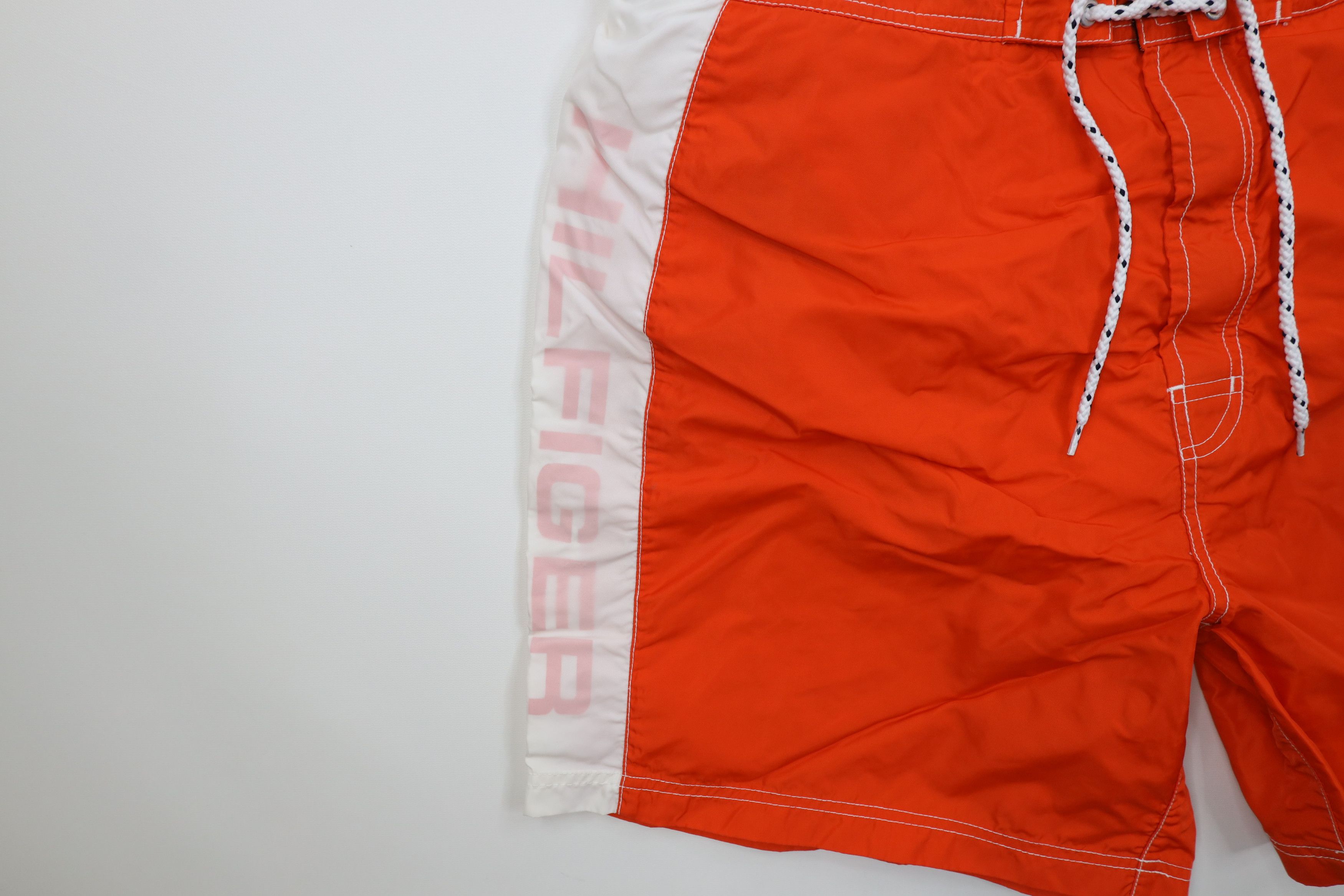 Tommy Hilfiger Vintage 90s Tommy Hilfiger Above Knee Swim Trunks Shorts Size US 36 / EU 52 - 6 Thumbnail