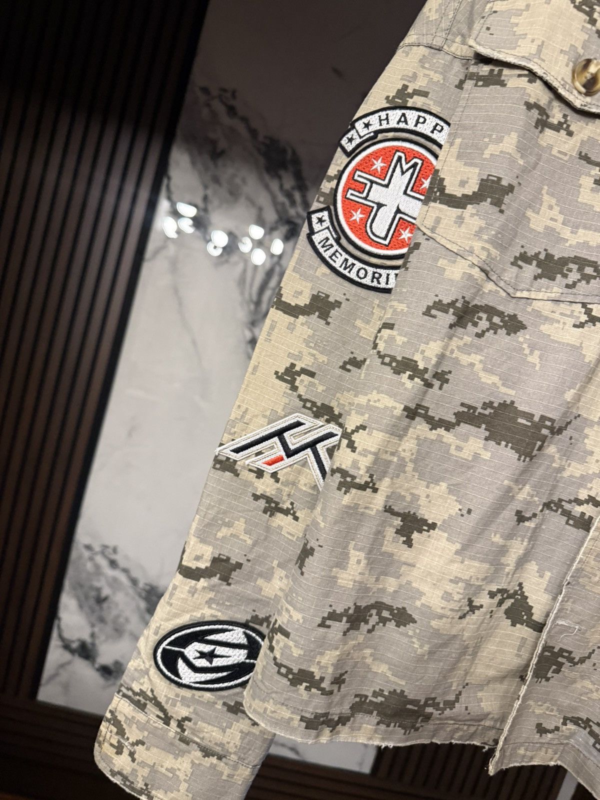 HMDD Happy Memories Don't Die (HMDD) Fatigue Button Up Digi Camo Size US S / EU 44-46 / 1 - 4 Thumbnail