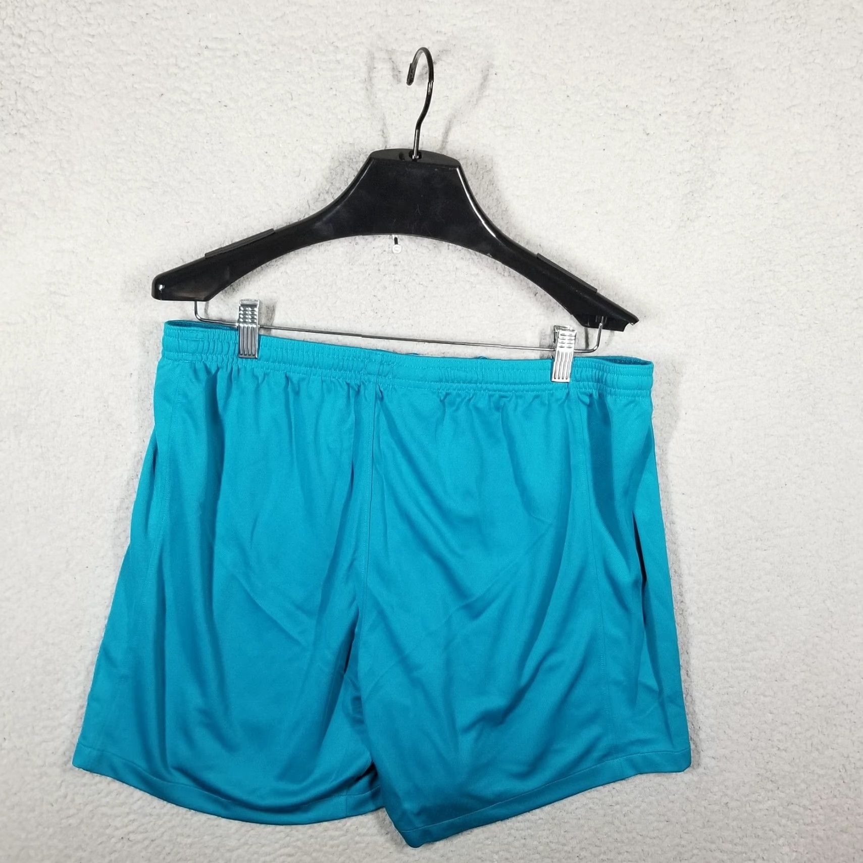 Nike VINTAGE Nike Soccer Shorts Men XL Teal Athletic Activewear Football 2000s Size US 36 / EU 52 - 2 Thumbnail