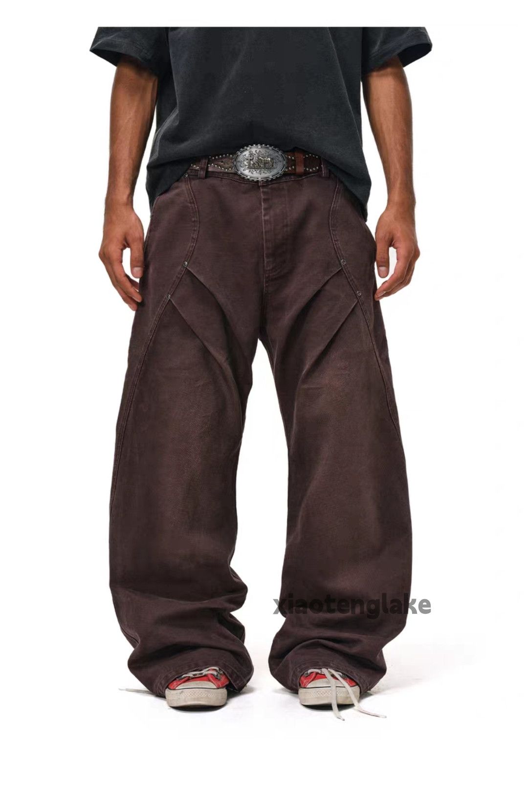 Vintage Utility punk yuppie grunge work cargo patchwork pants Size US 36 / EU 52 - 3 Thumbnail
