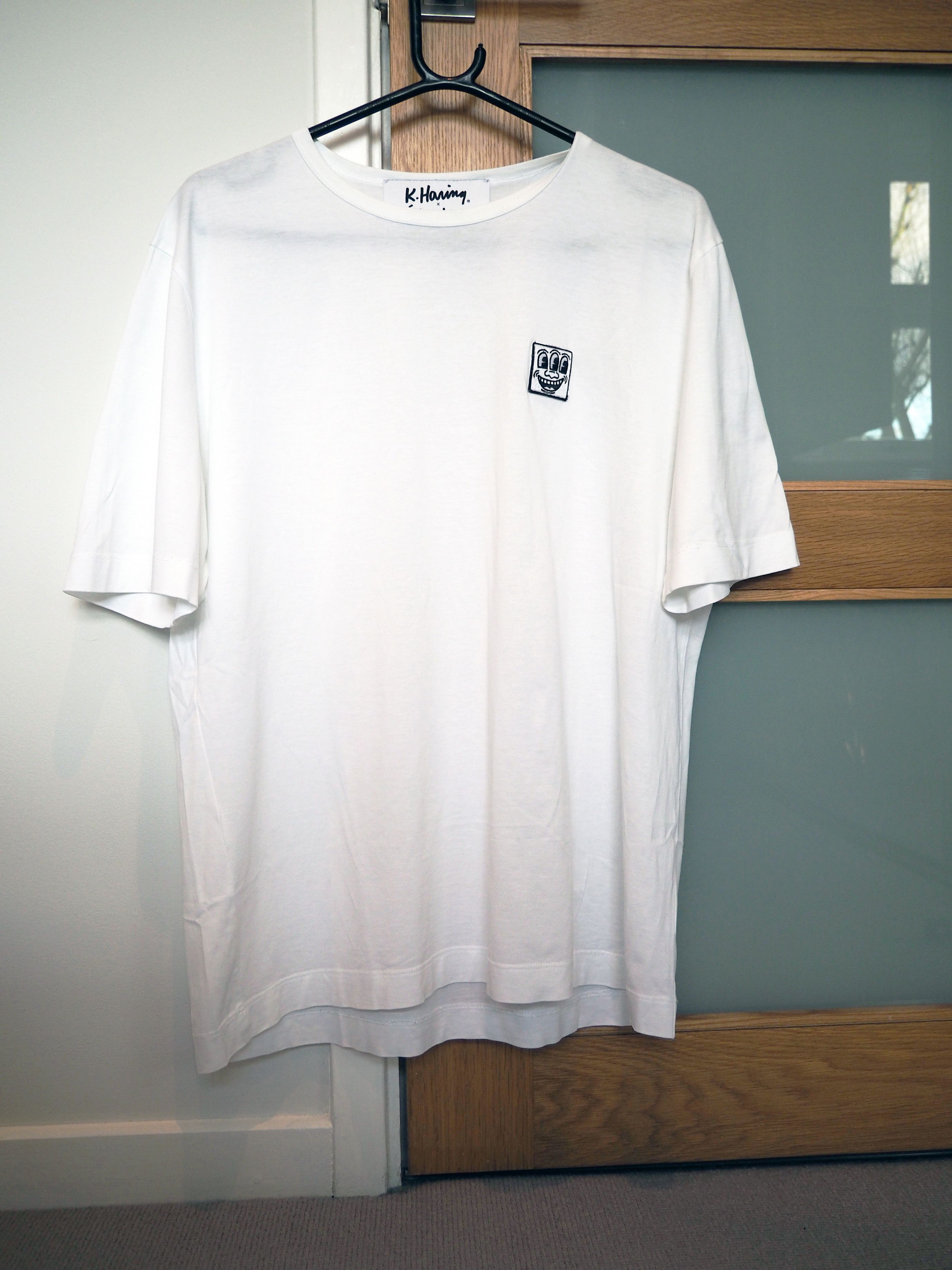 Etudes ÉTUDES x Keith Haring Three Eyed Smiling Face Patch T Shirt Size US L / EU 52-54 / 3 - 1 Thumbnail
