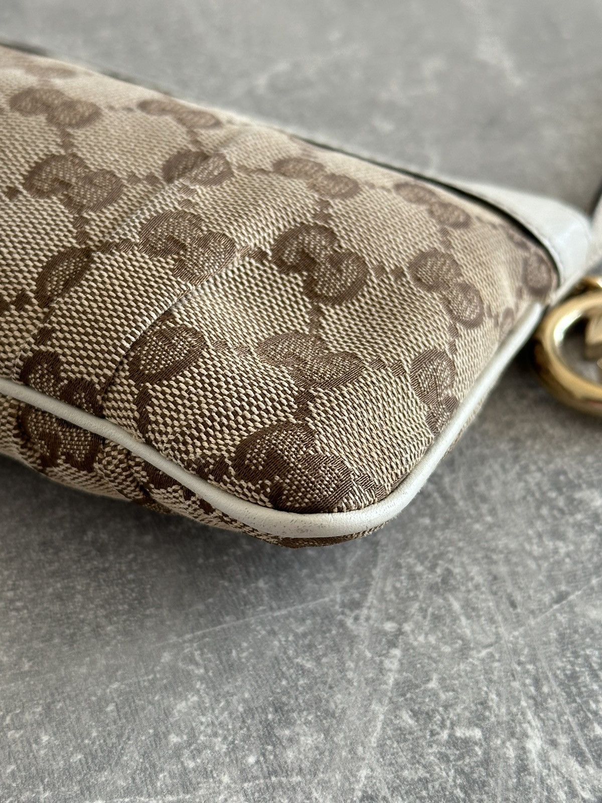 Gucci Gucci Mini Monogram Cross Body bag White/Beige 212216 Size ONE SIZE - 10 Thumbnail