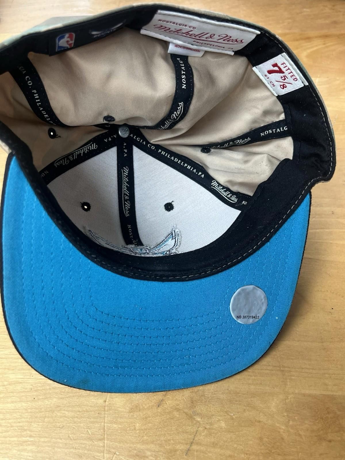 Mitchell & Ness Charlotte Hornets Mitchell And Ness Camo Hat Size ONE SIZE - 8 Thumbnail
