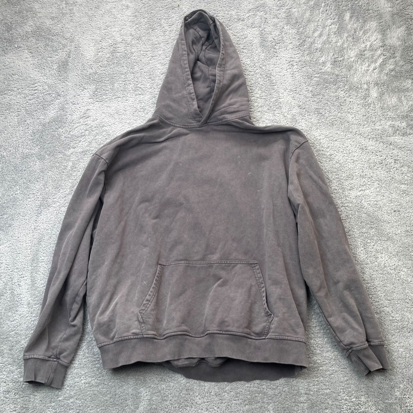 Vintage Aelfric Eden Hoodie Mens XL Gray Oversized Washed Graphic Print Cotton Size US XL / EU 56 / 4 - 2 Thumbnail