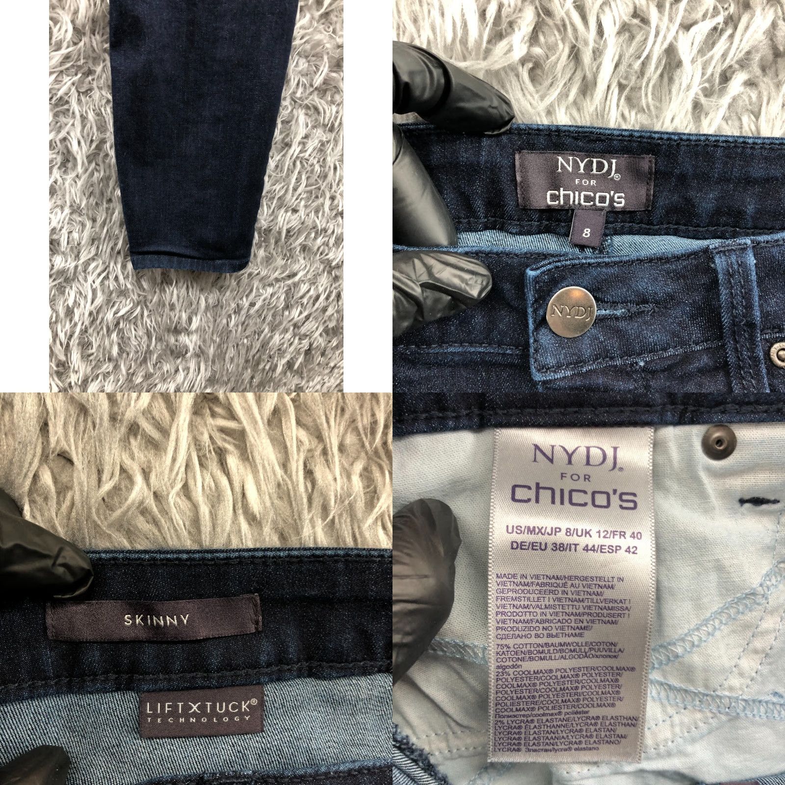 NYDJ NYDJ Skinny Jeans Size 8 Womens Medium Wash Blue Size 30" / US 8 / IT 44 - 8 Thumbnail