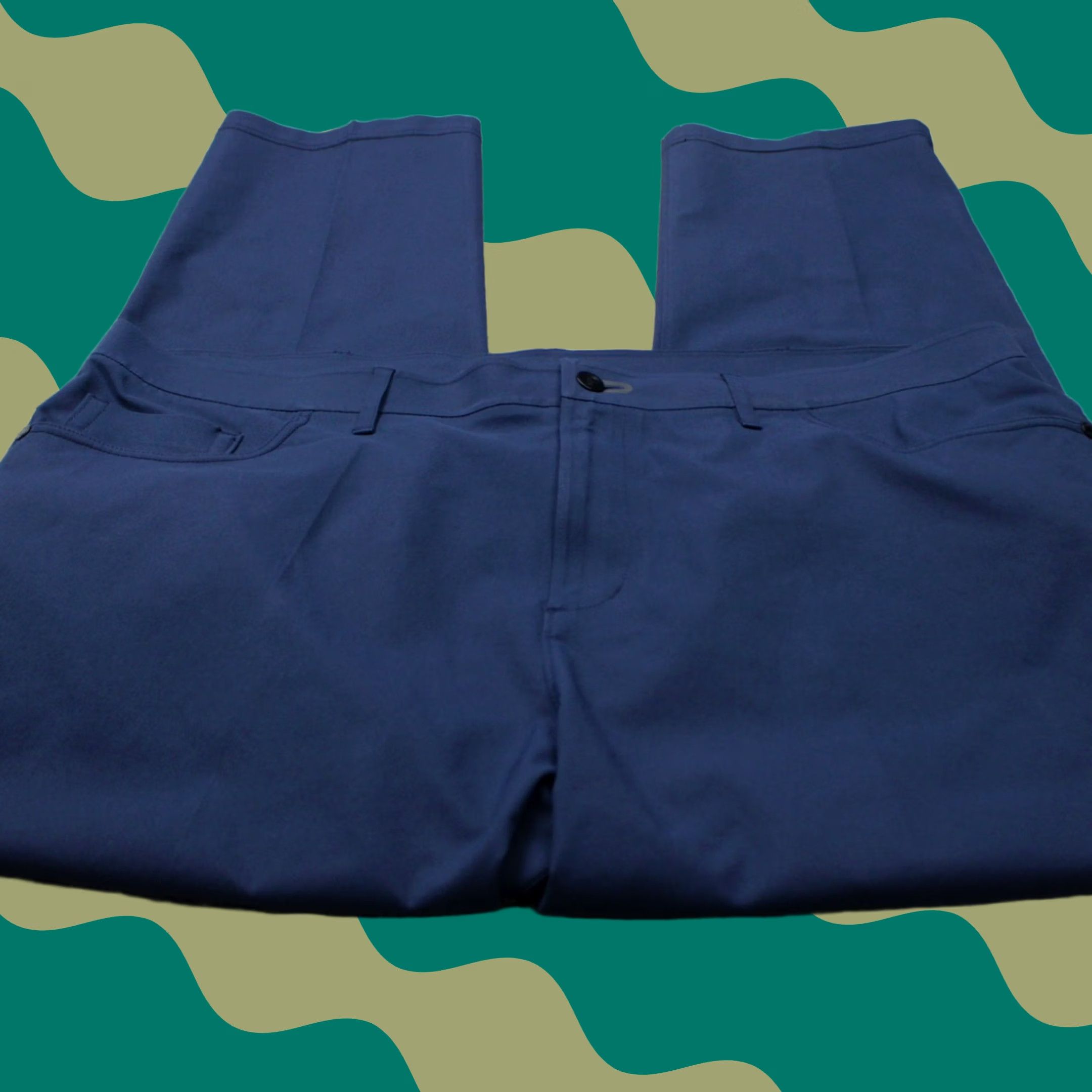 Vintage Public Rec pants Mens 40x30 Blue Gamechanger Performance Polyester Straight Leg Size US 40 / EU 56 - 1 Thumbnail