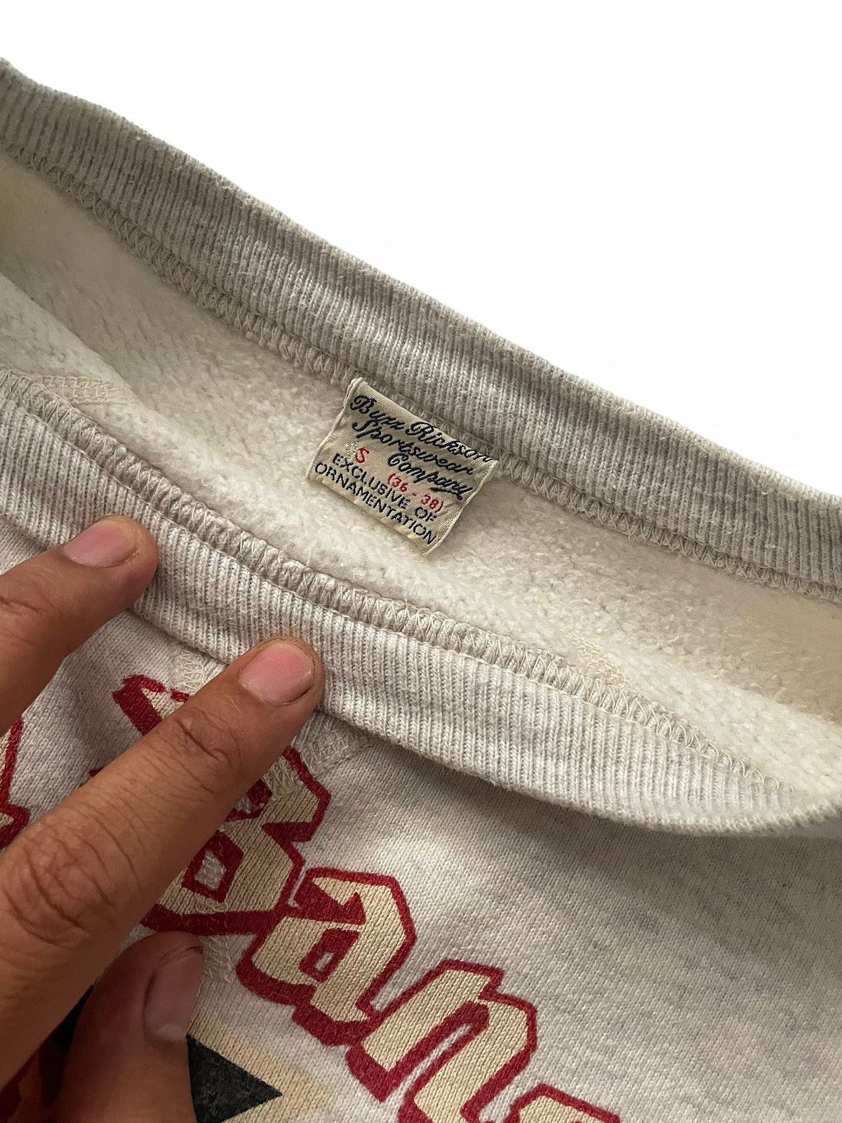 Buzz Rickson's × Japanese Brand × Toyo Enterprises Buzz Rickson’s USAF Burma Banshees 89th Squadron Sweatshirt Size US S / EU 44-46 / 1 - 7 Thumbnail