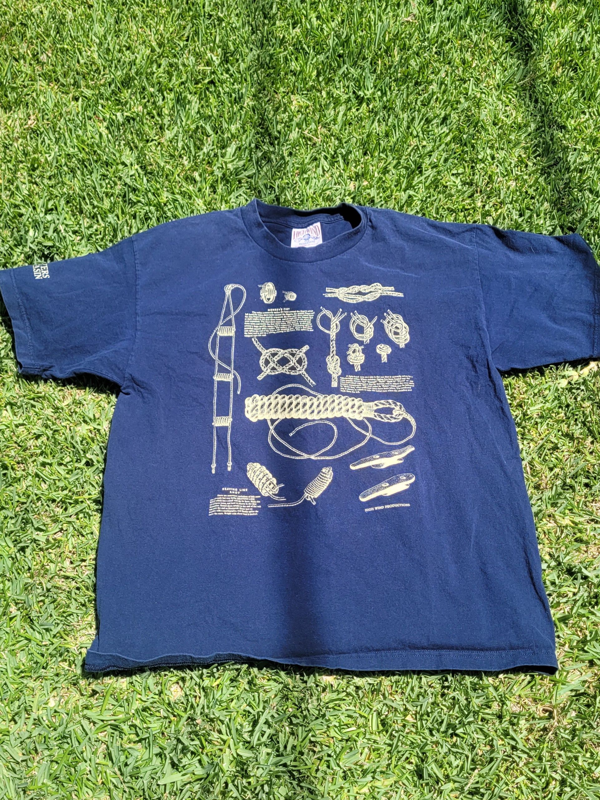 Vintage High Wind Rope Shirt Size US XL / EU 56 / 4 - 1 Thumbnail